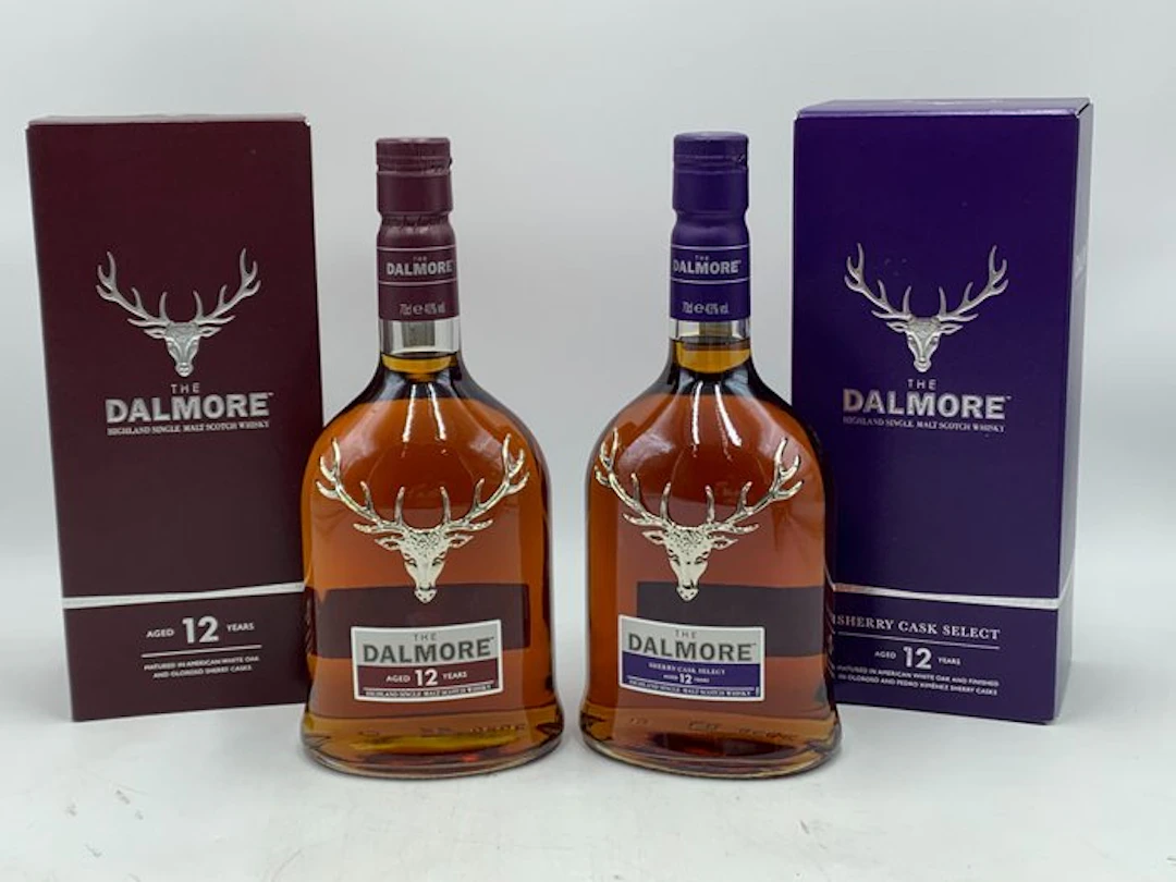 Dalmore 12yo & 12yo Sherry Cask Select - 70cl - 2 bottles