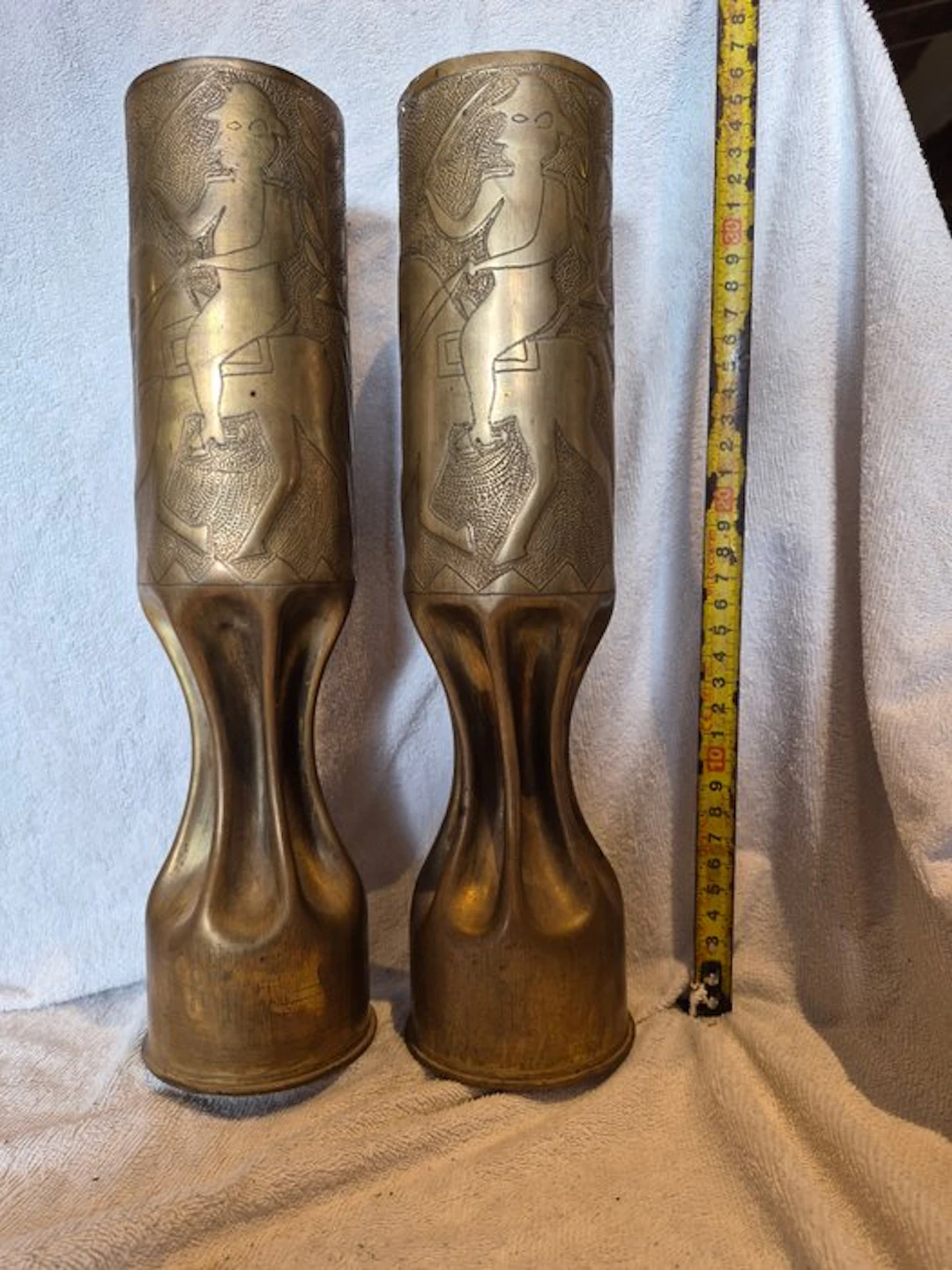 France - Decorative trench-art objects from World War I - Military accessories