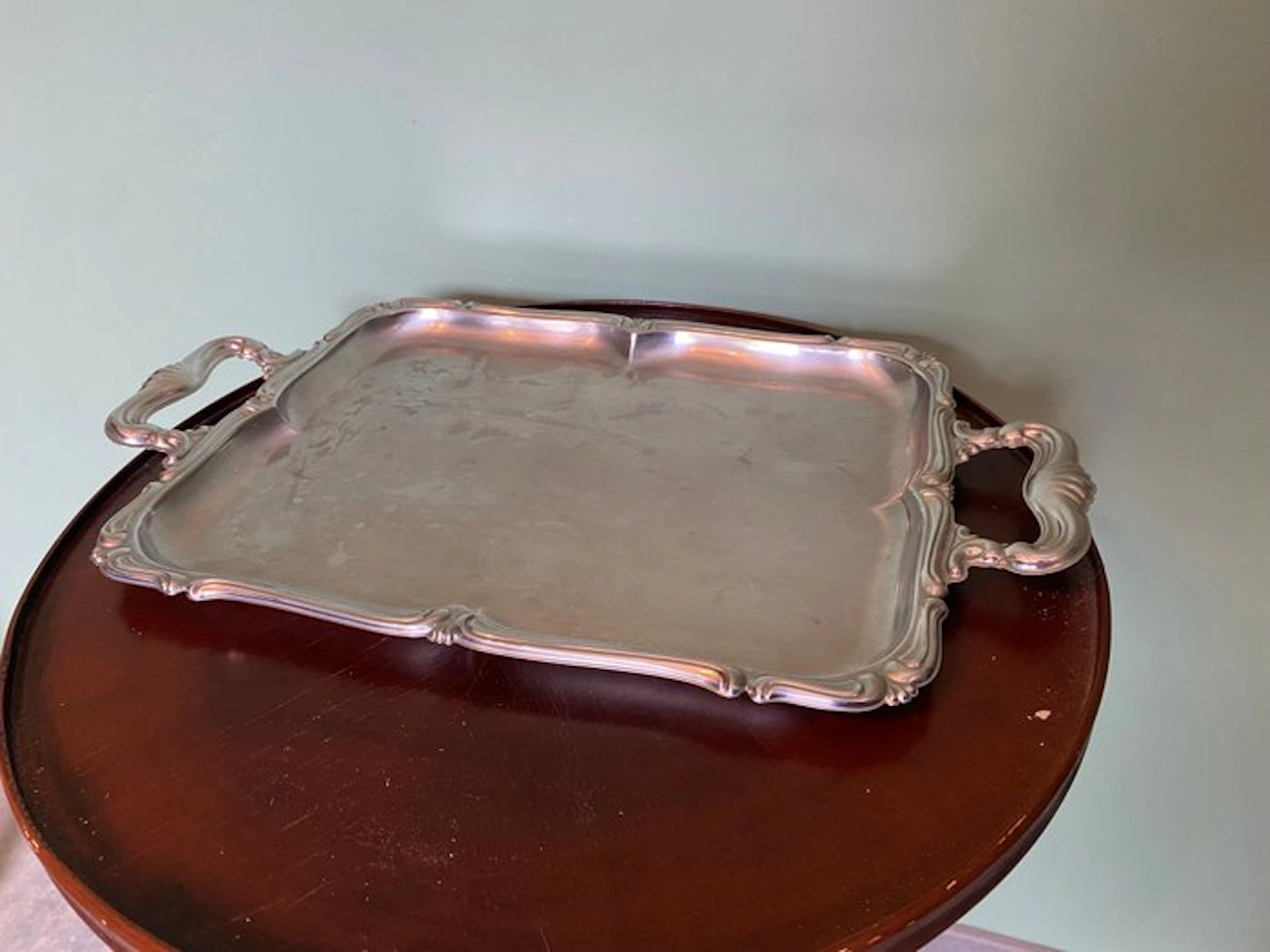 Alessi - Serving dish - Steel - Baroque tray by Alessi