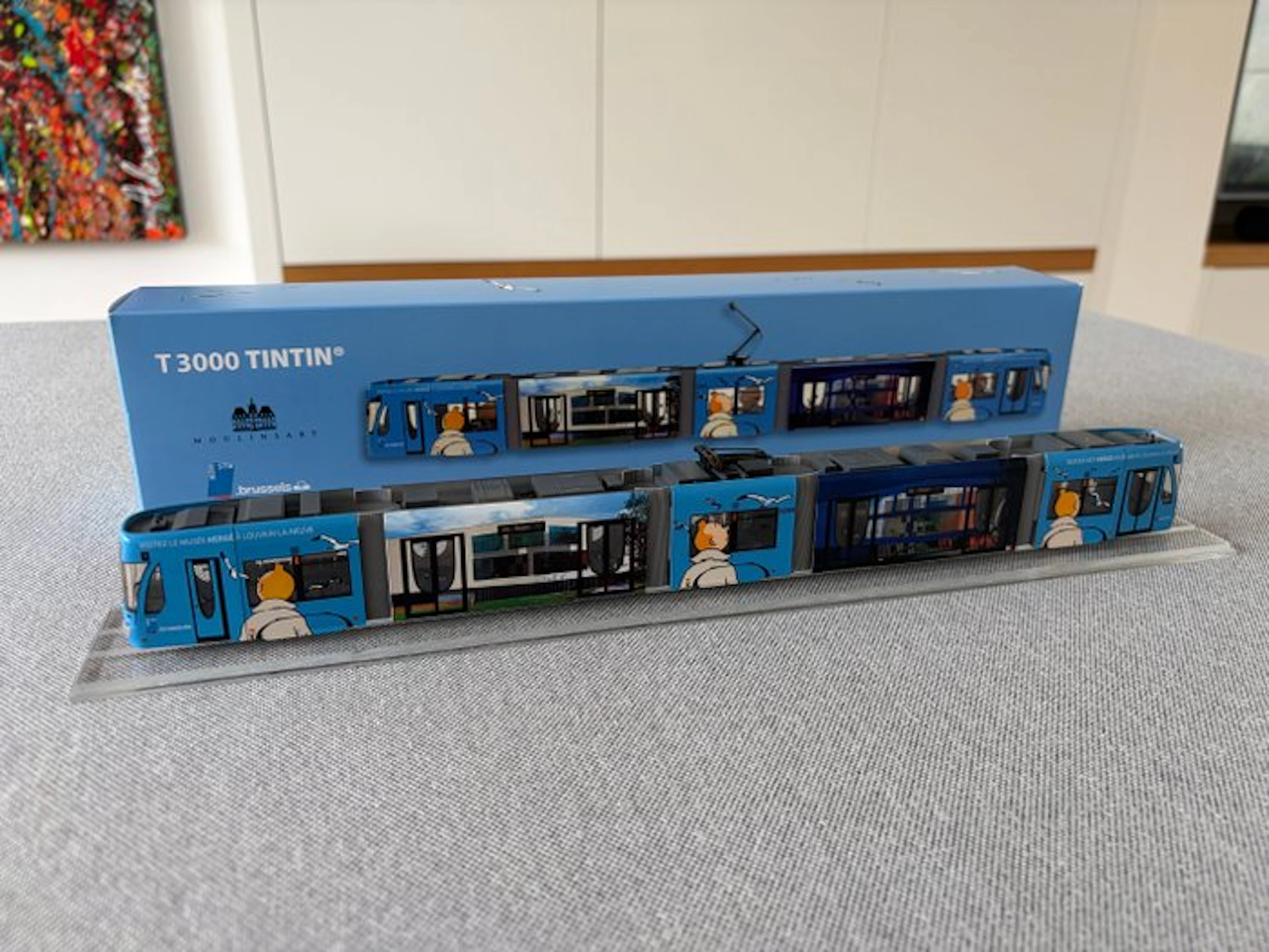 Moulinsart - Figurine - Tintin Tram T3000 - ABS