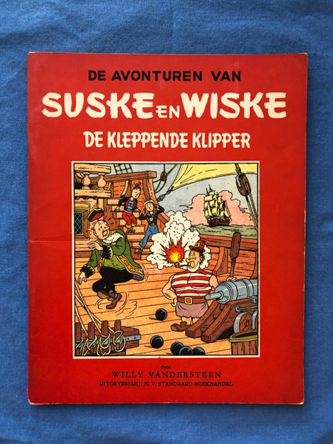 Suske en Wiske RV-24 - De kleppende klipper - 1 Album - First edition - 1955