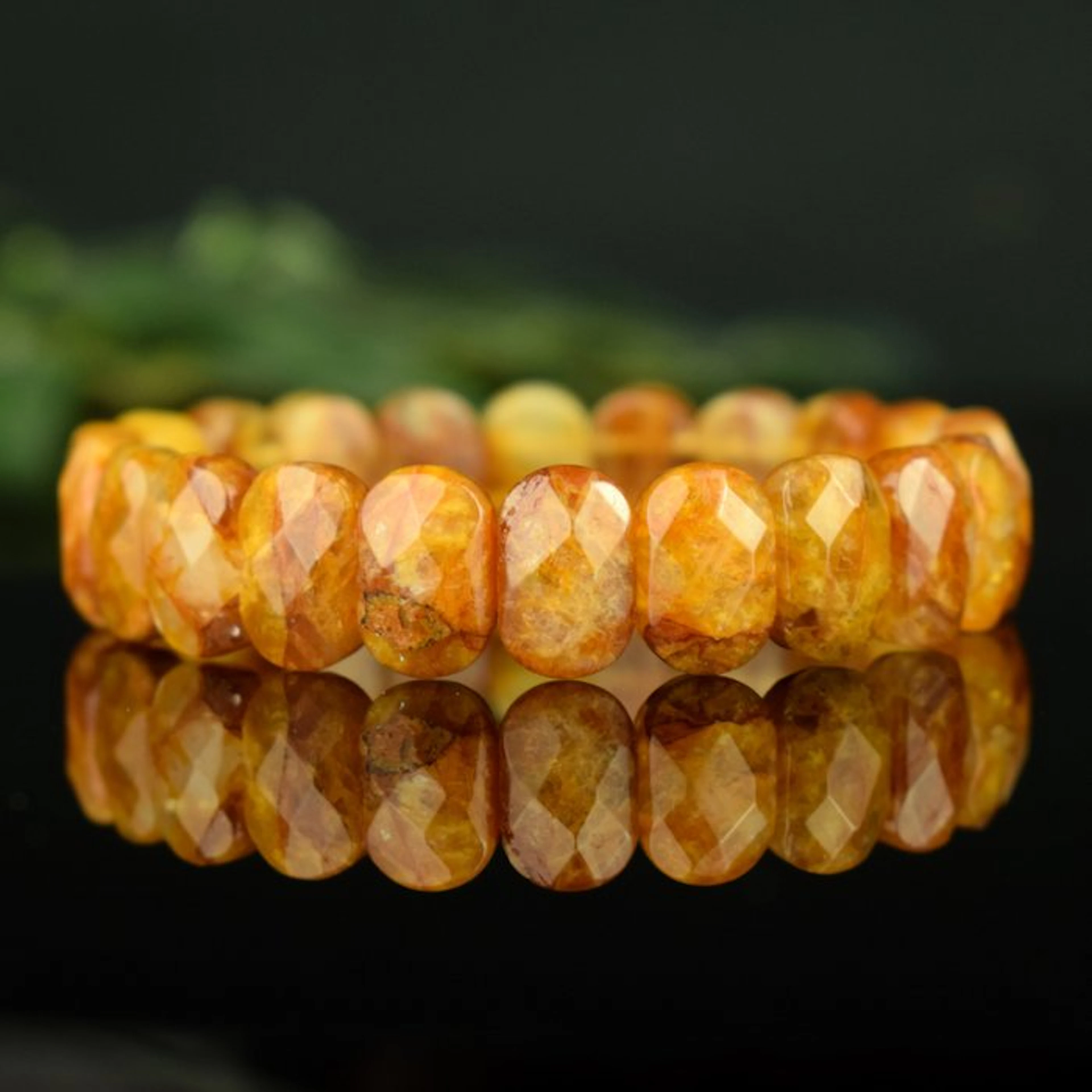 Golden Hematoid Quartz - Healing Quartz - High Quality - Width: 14 mm- 32.4 g