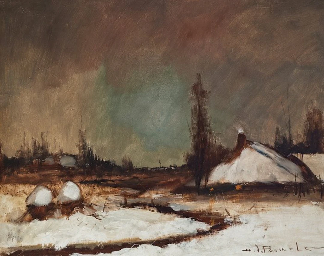 Henri Joseph Pauwels (1903-1983) - Winterlandschap