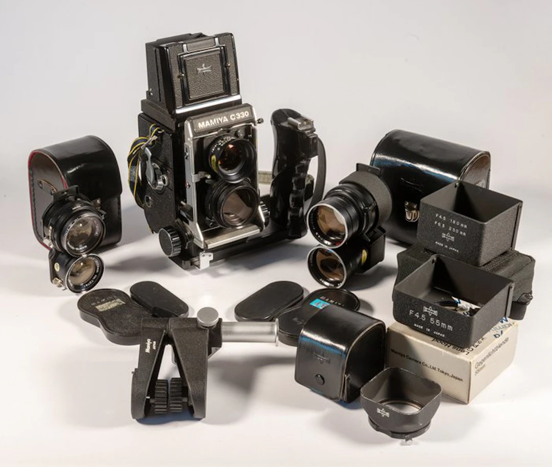 Mamiya C330 Professional f + Sekor 4,5/55mm + 2,8/80mm +...