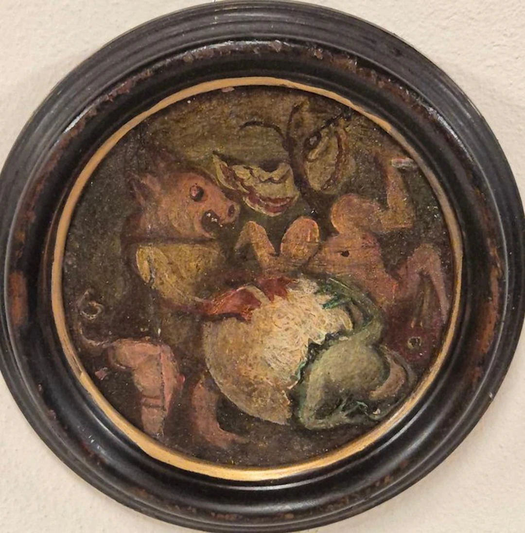 Hieronymus Bosch (1450-1516), seguace - Visione fantastica