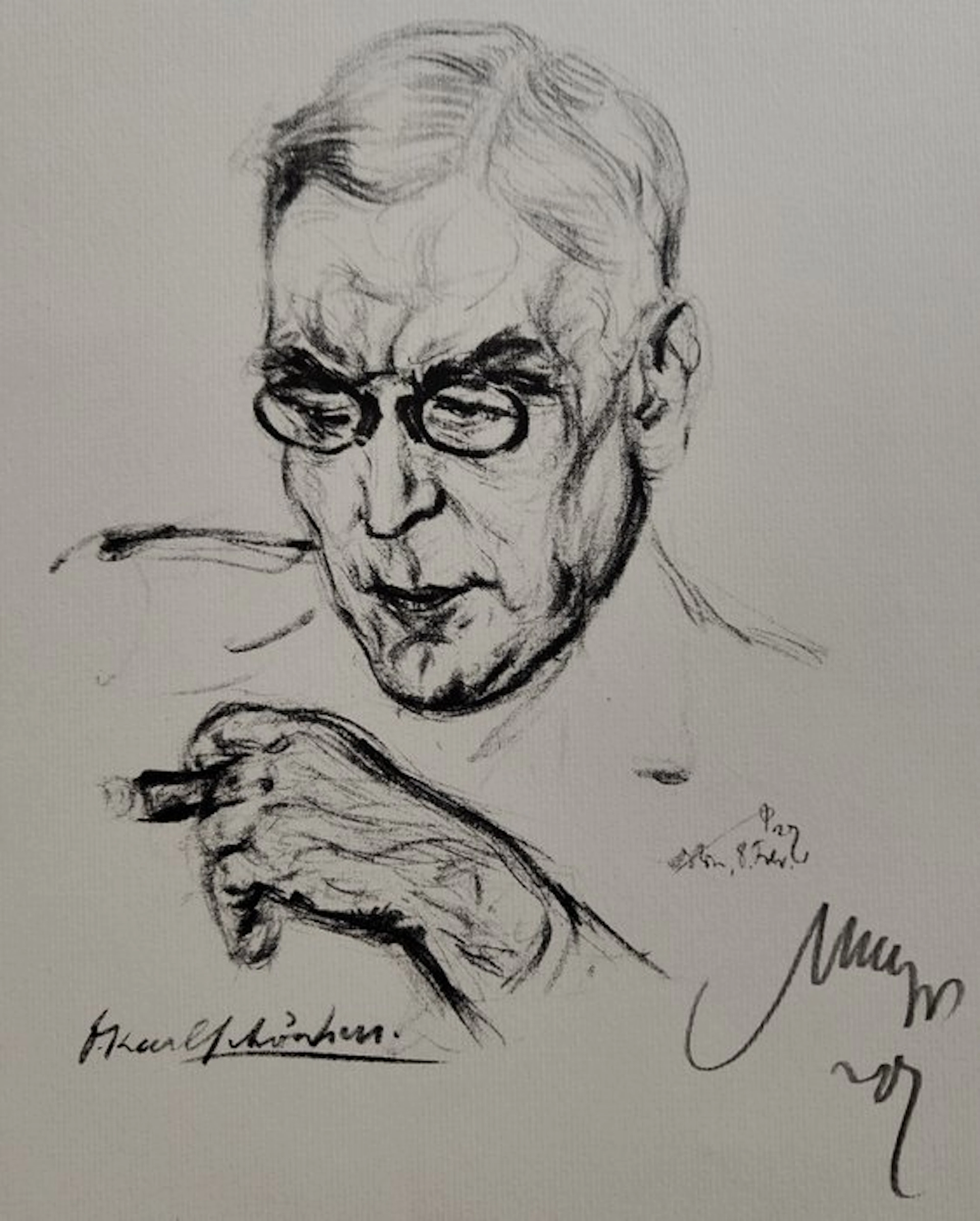 Emil Stumpp (1886-1941) - Portrait of Karl Schonherr
