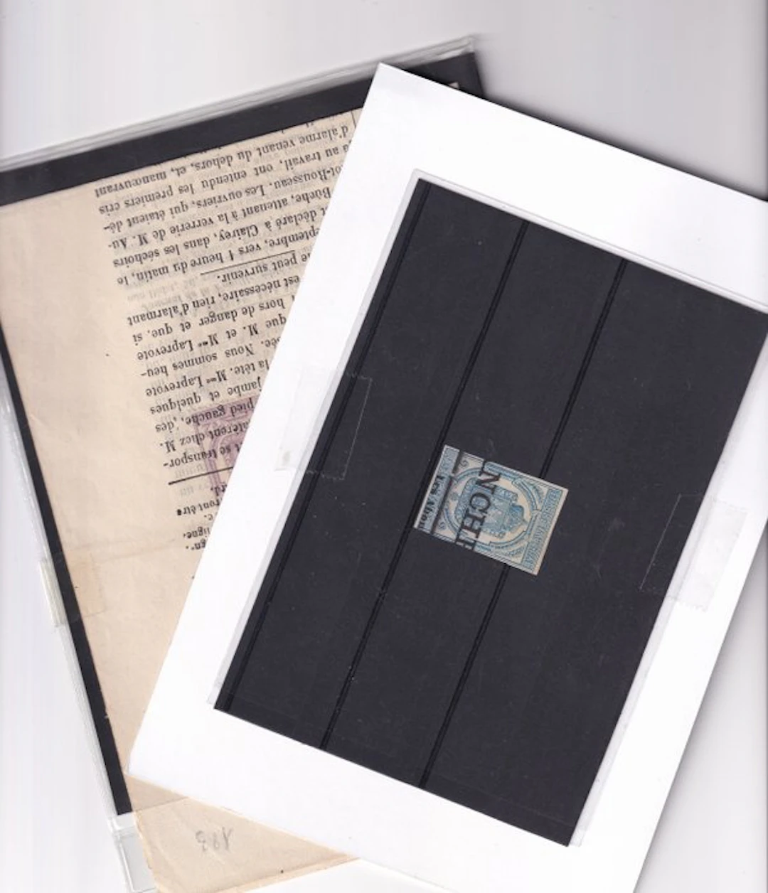 France 1868/1869 - Superbe timbre pour journaux dont sur journal - Yvert n°2 et 7