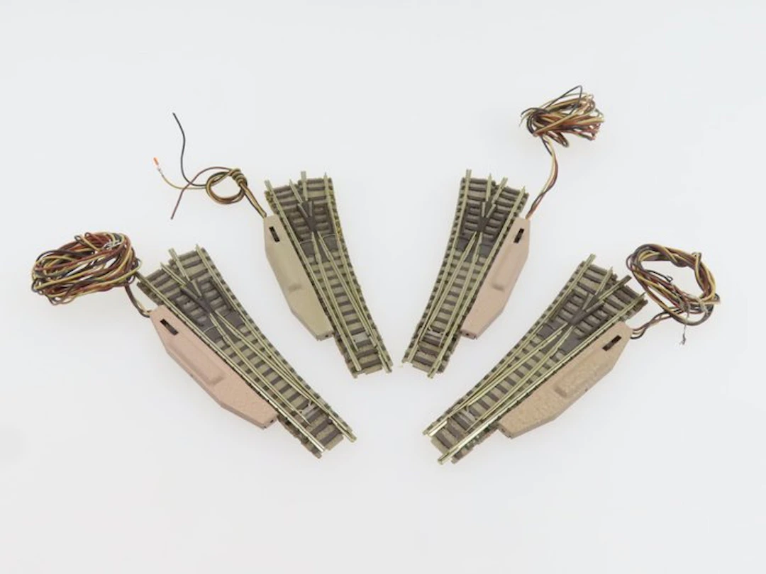 Fleischmann N - 9170/9171 - Model train tracks (4) - 4×...