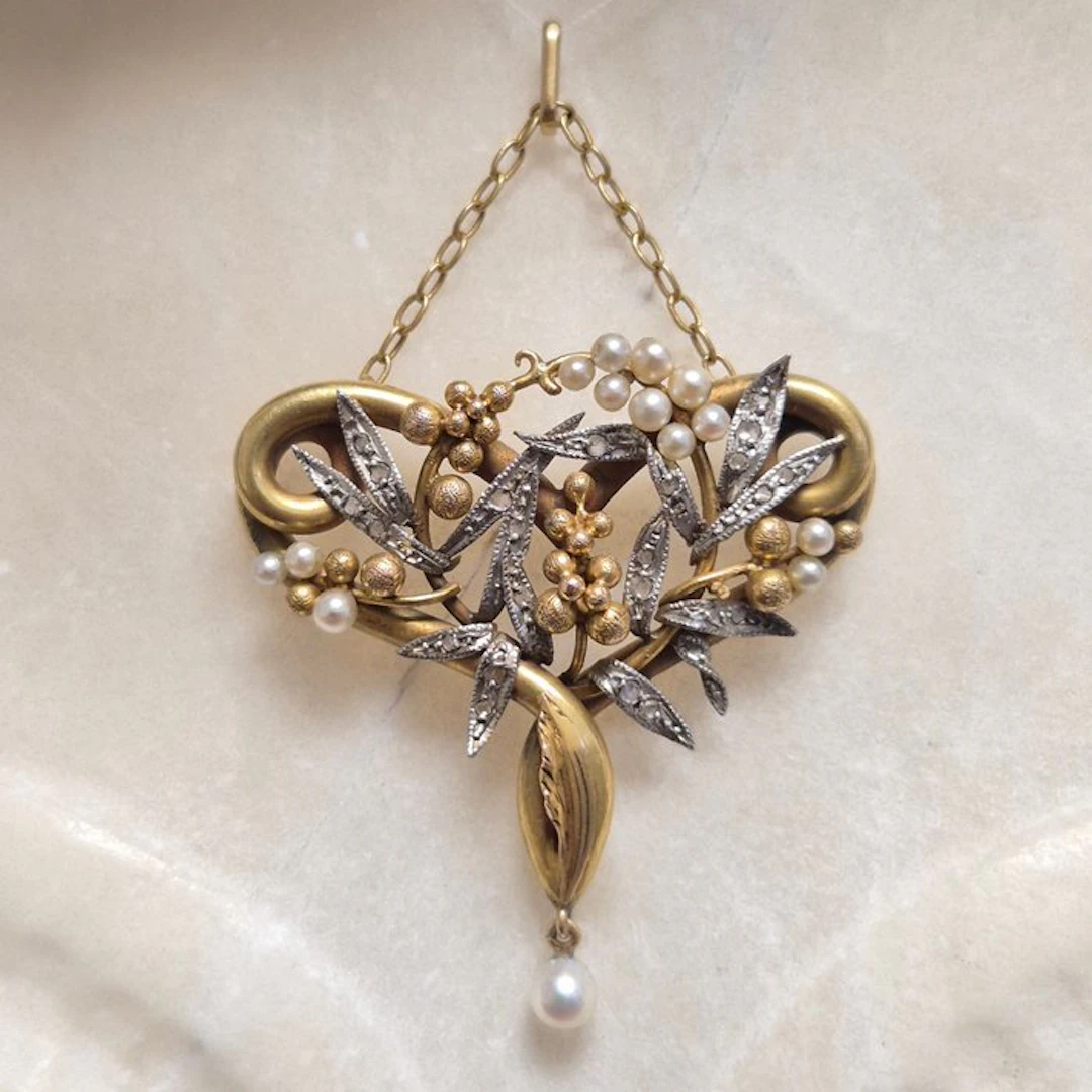 No reserve price - Pendant - 18 kt