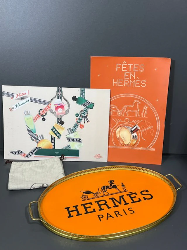 Hermès - Advertising sign (5) - Carton, Metal