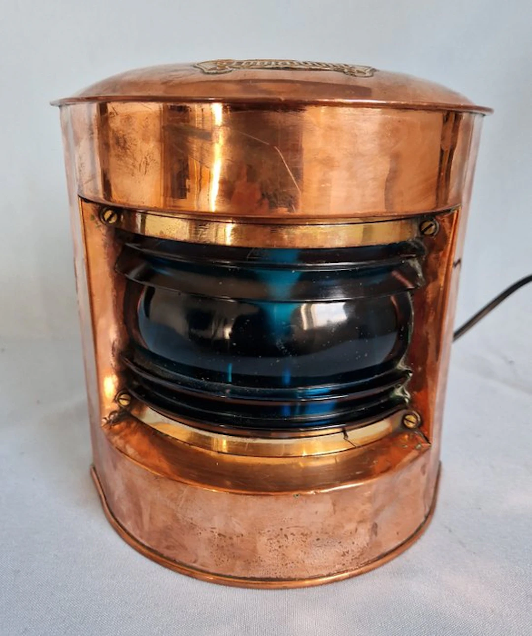 Starboard lamp - Brass, Copper, Glass