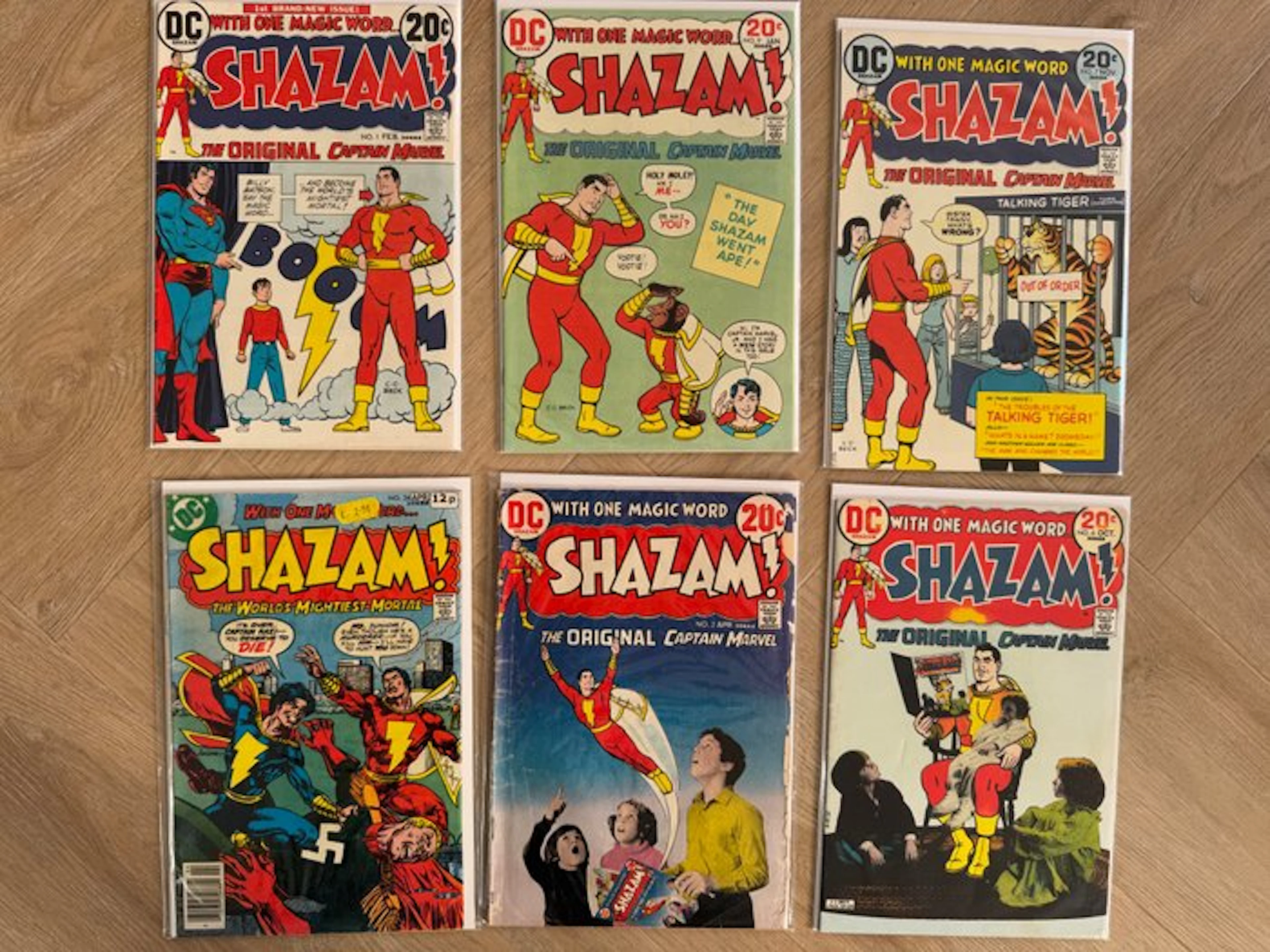 Shazam! 1, 9, 7, 34, 2, 6 - Shazam! - 6 Comic - Various editions - 1973/1975