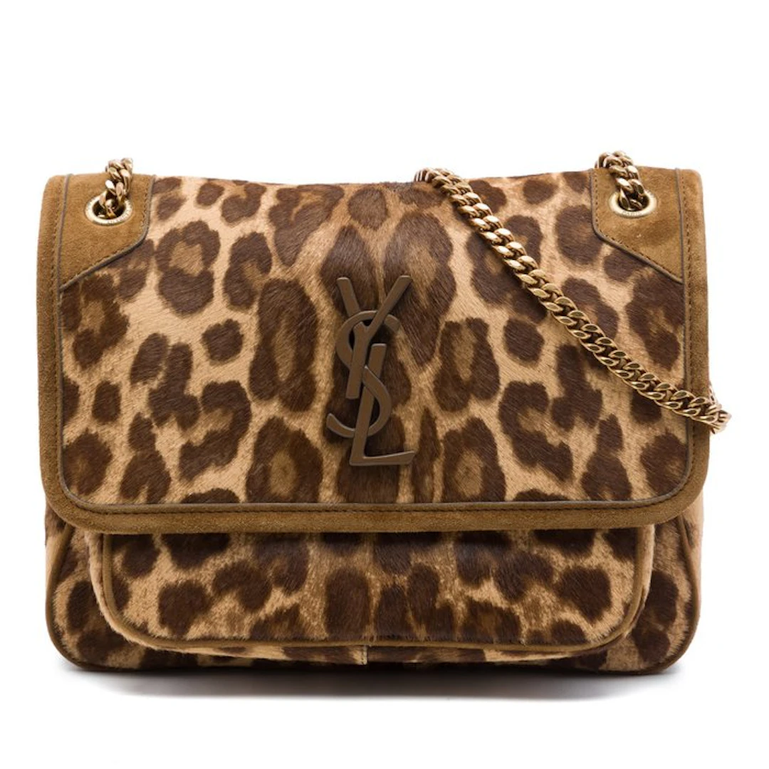 Saint Laurent - Baby Niki Pony Hair Leopard Print - Bag