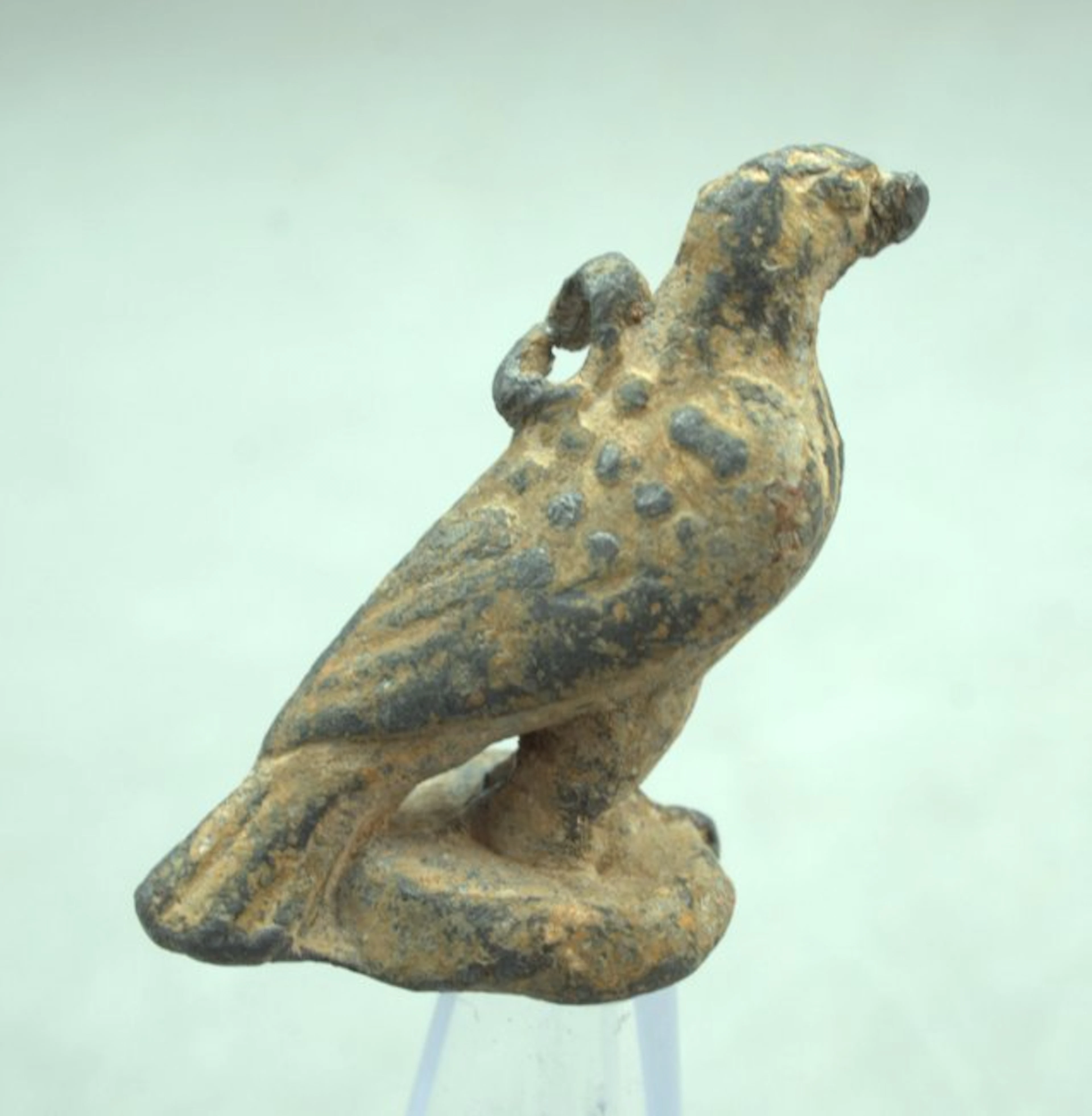 Ancient Roman lead Legionary Eagle Statuette - 31 mm