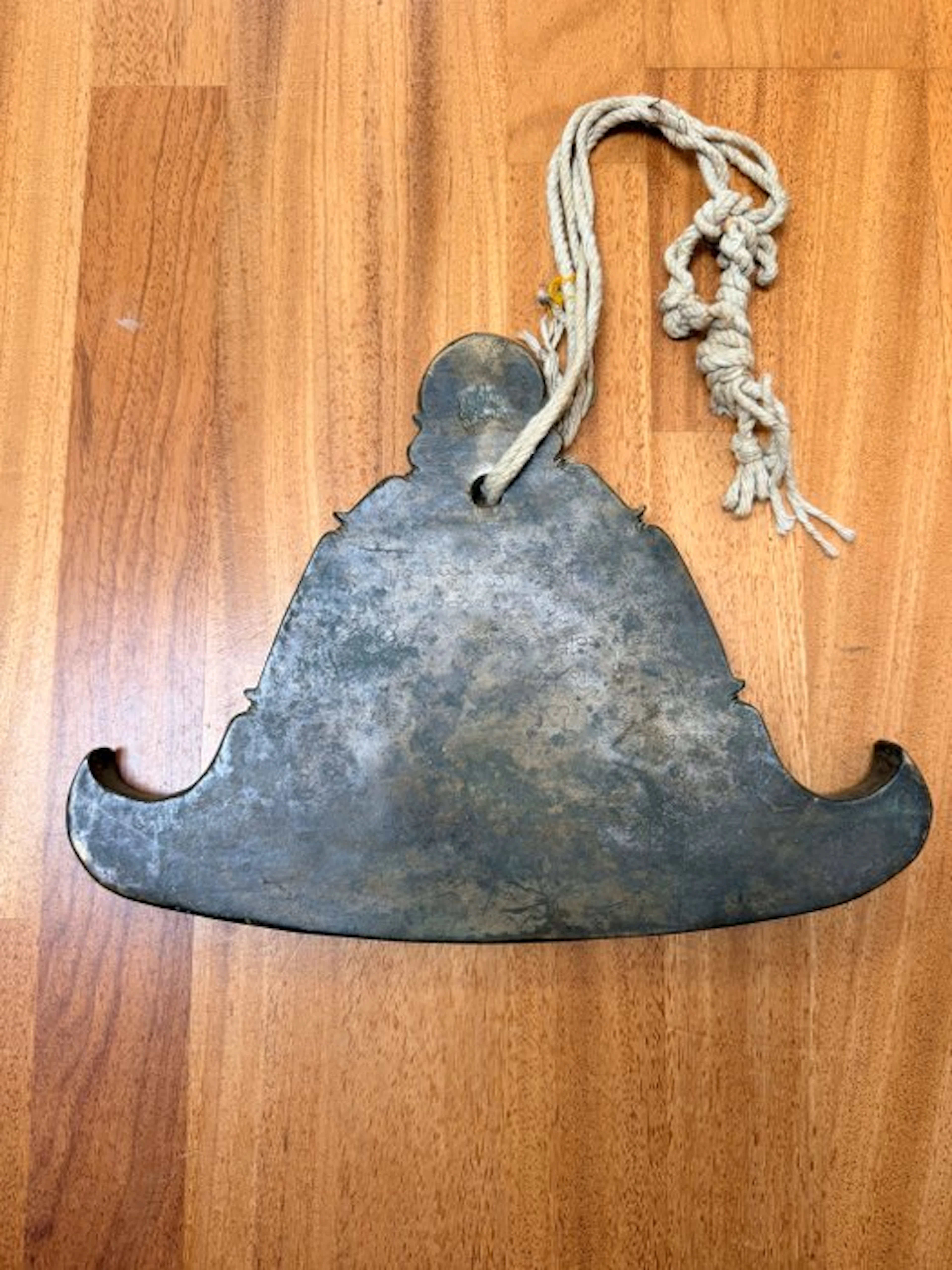 Large Antique Burmese Ritual Spinning Gong - Burmese...