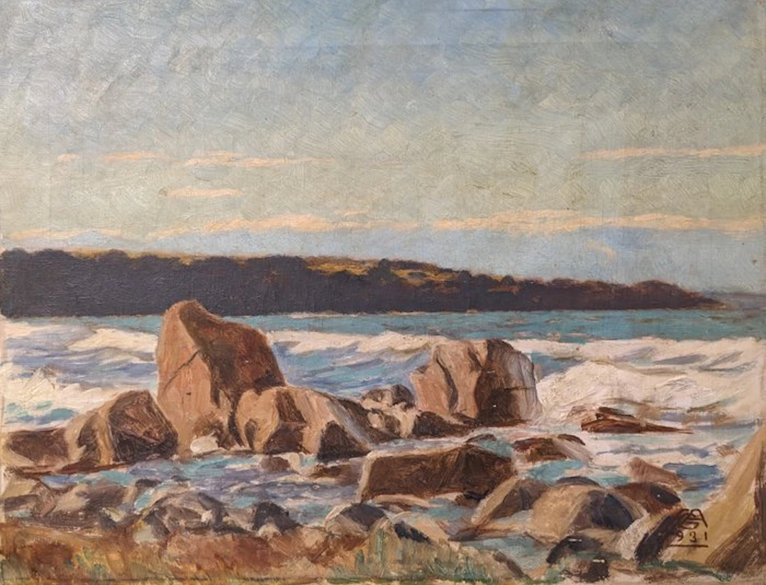 Frederik Georg Andersen - Au bord de la Mer Baltique