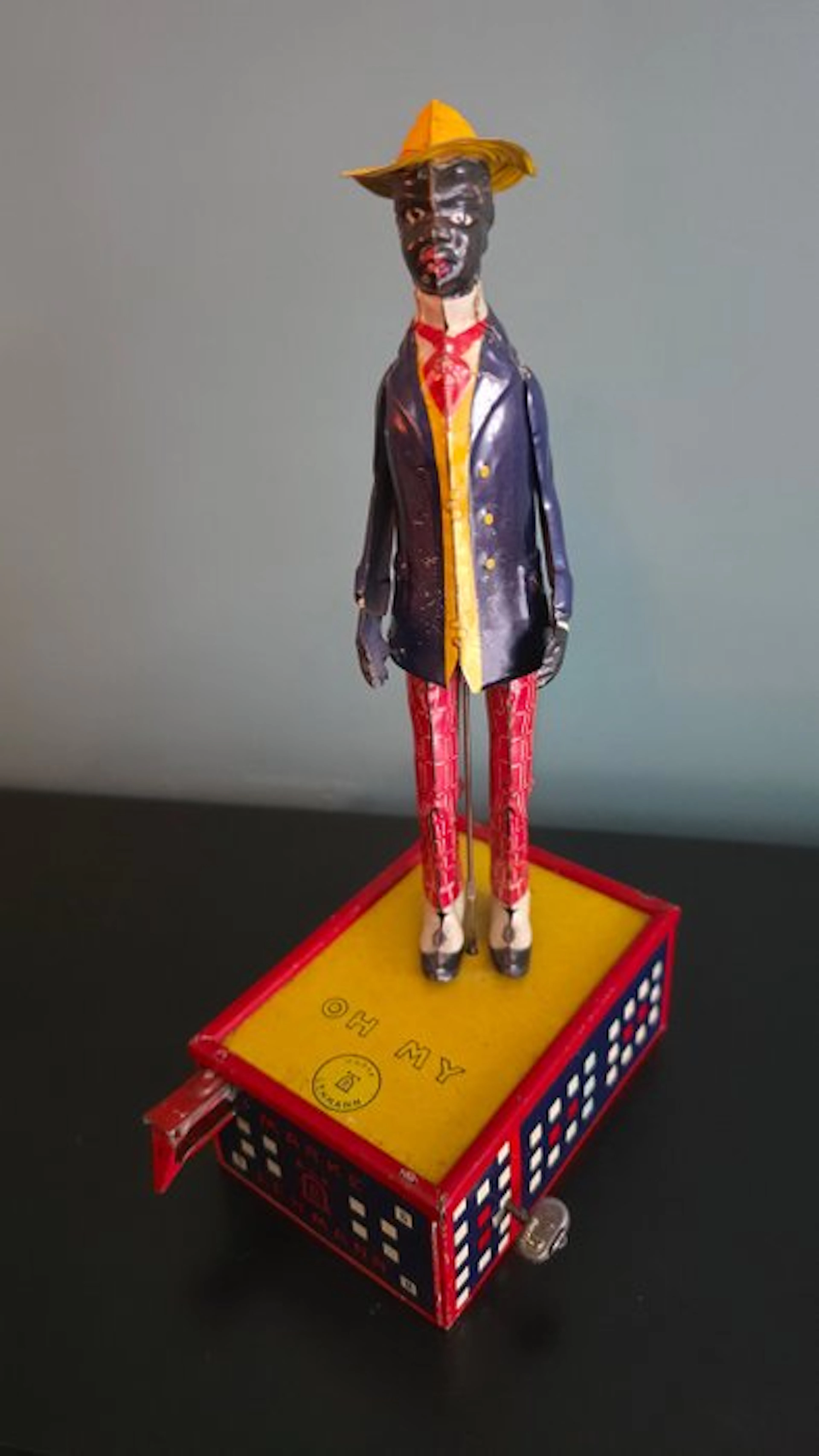 Lehmann - Tin toy - Rare early Oh-My Dancing Man Unboxed - 1900-1910 - Germany