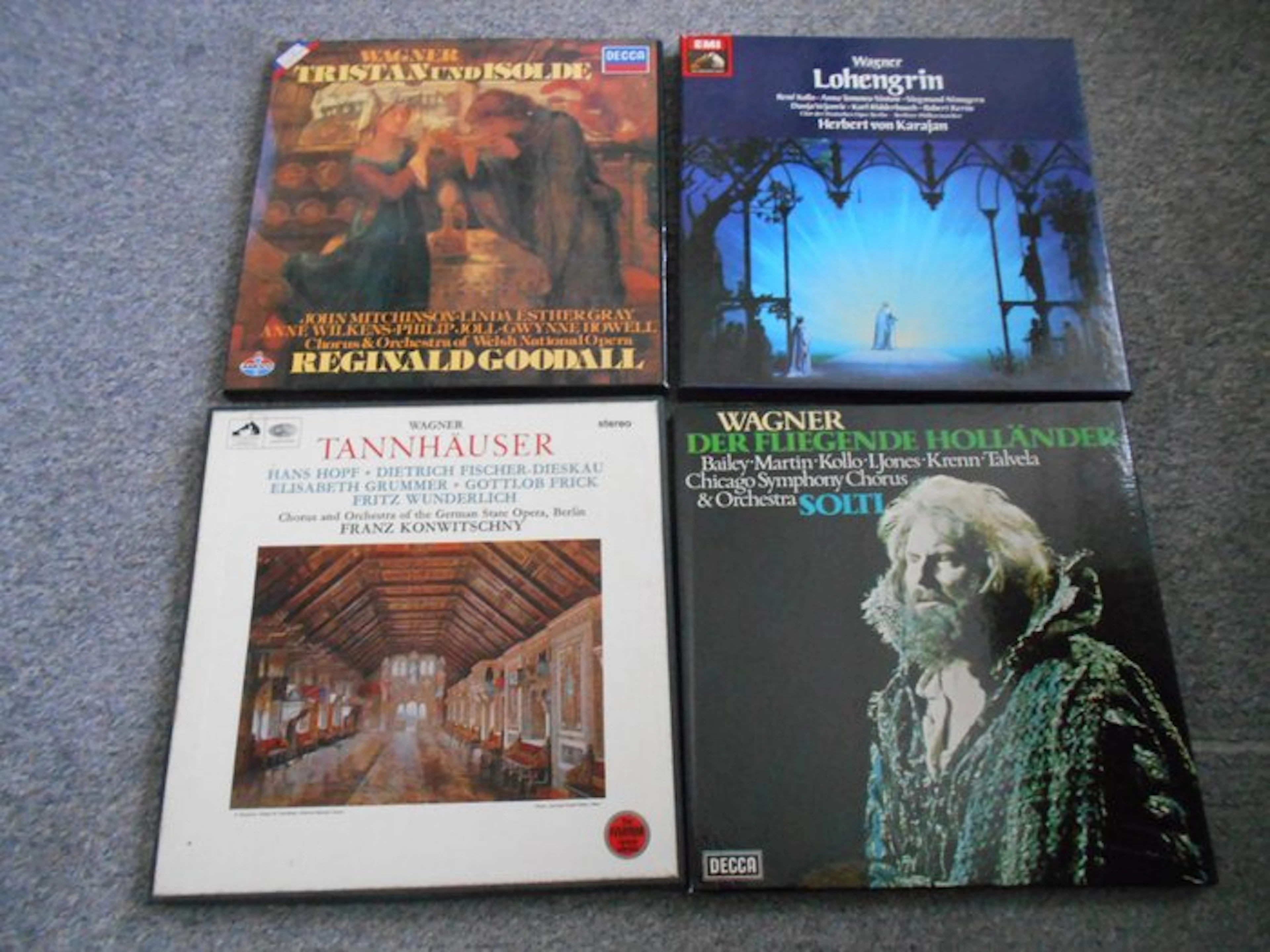 Wagner - Multiple artists - 4 Boxsets: Wagner