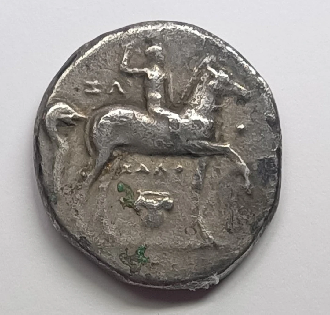 Calabria, Tarentum Didrachm 302 - 218 a.C.