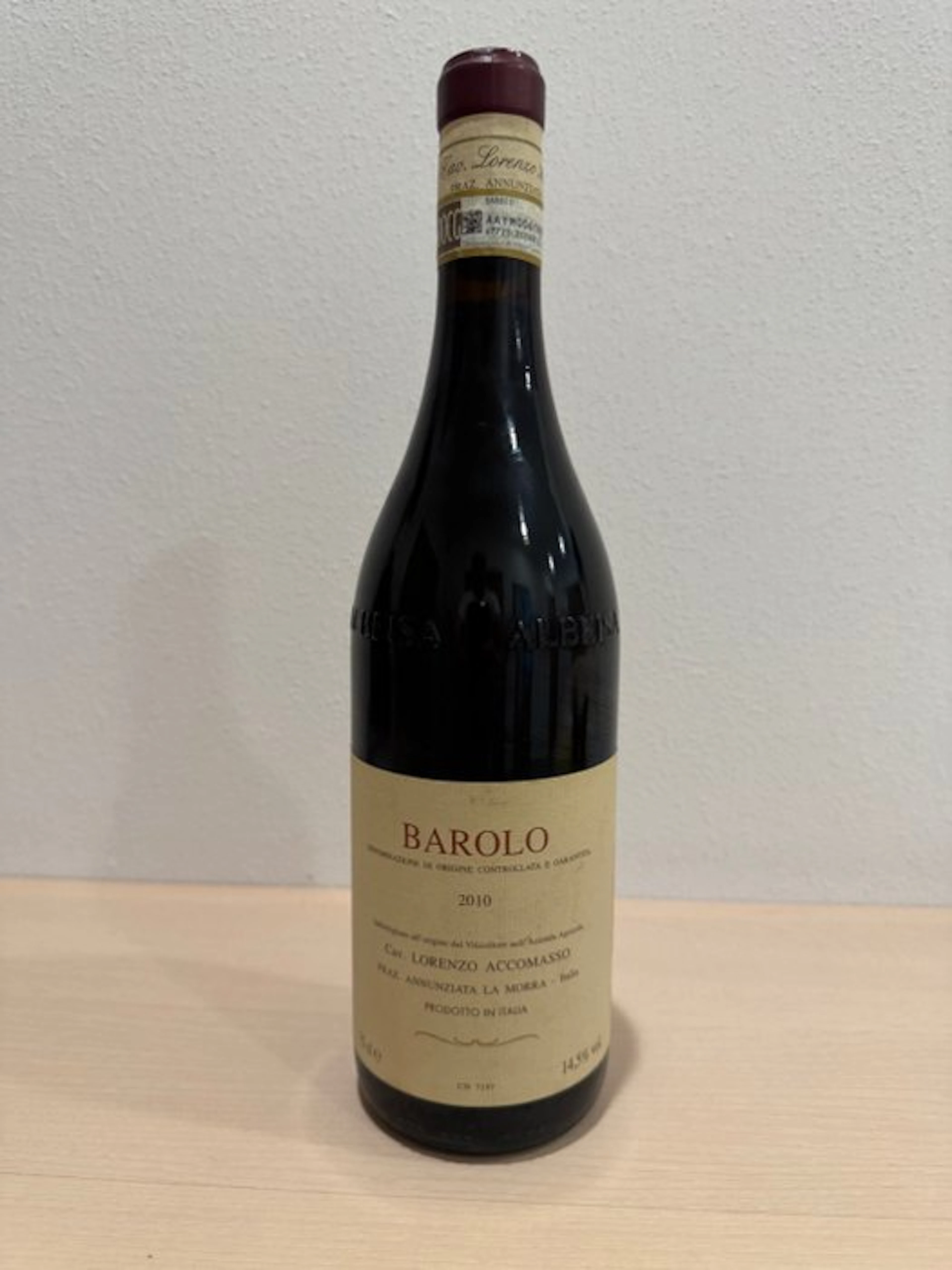 2010 Lorenzo Accomasso - Barolo - 1 Bottle (0.75L)