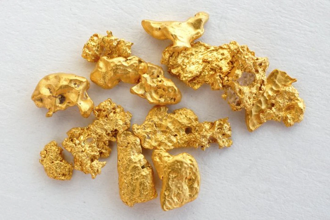 Gold Mauritanian Nuggets 1.303 grams- 1.3 g - (10)