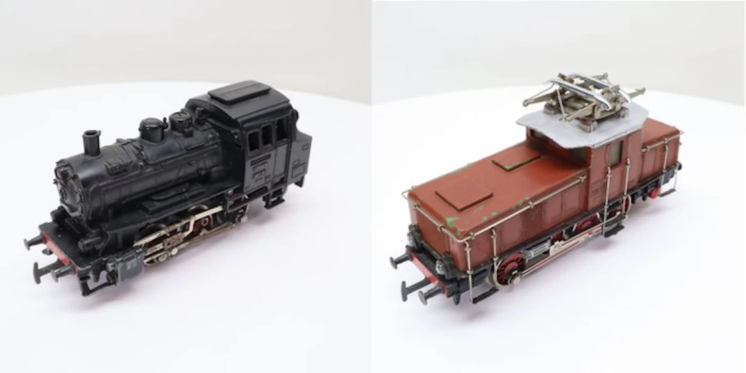 Märklin H0 - 3000 + 3002 - Electric locomotive (2)...