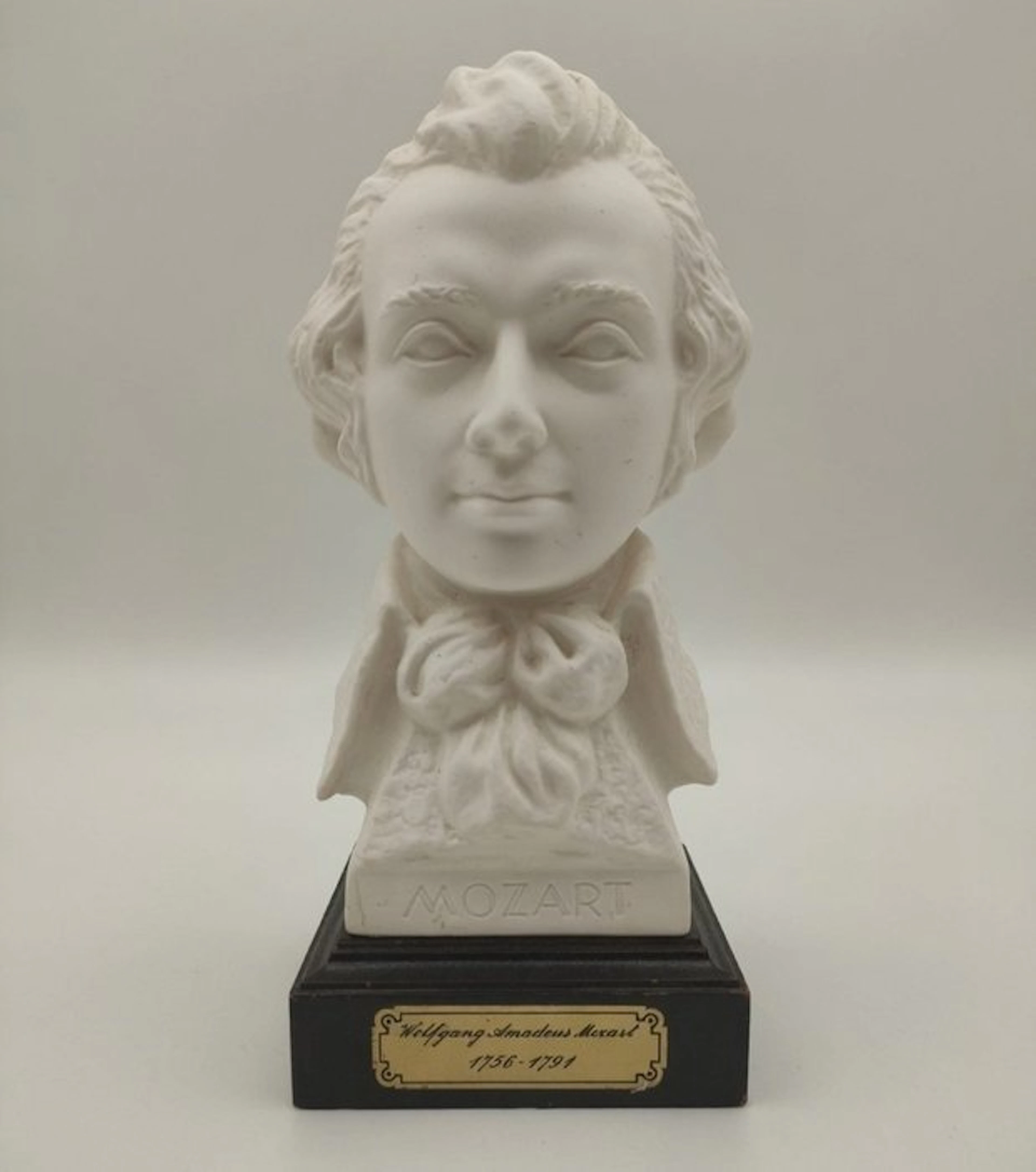 Goebel - Figurine - Buste de Mozart – Signé Bochmann - Biscuit porcelain