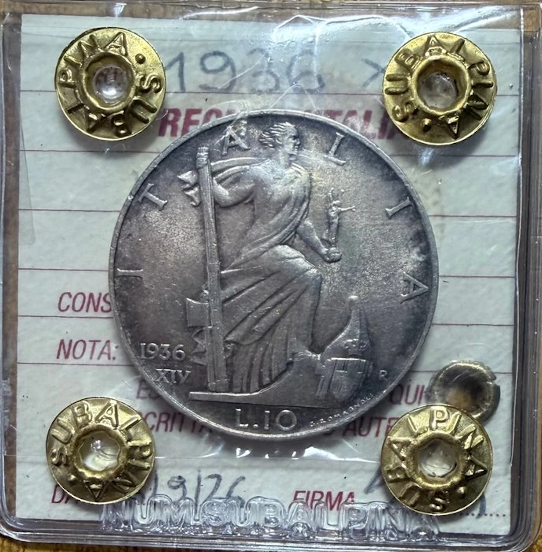 Italy, Kingdom Vittorio Emanuele III. 10 Lire 1936 “Impero” (No reserve price)