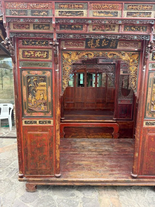 Canopy bed - Wood - China - Qing Dynasty (1644-1911)