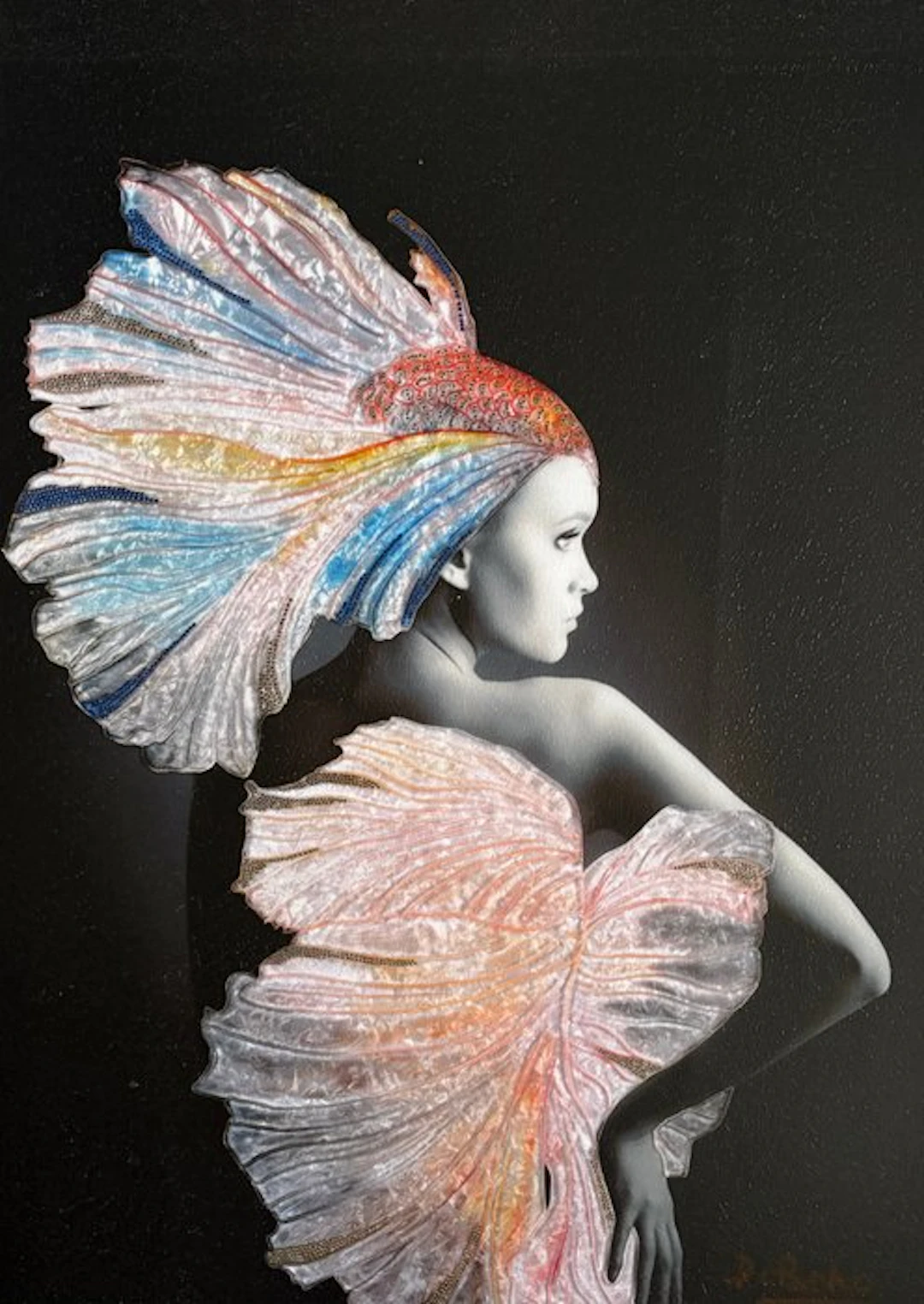 Robert Debeko ( 1975 - ) - L'Élégante aux nageoires