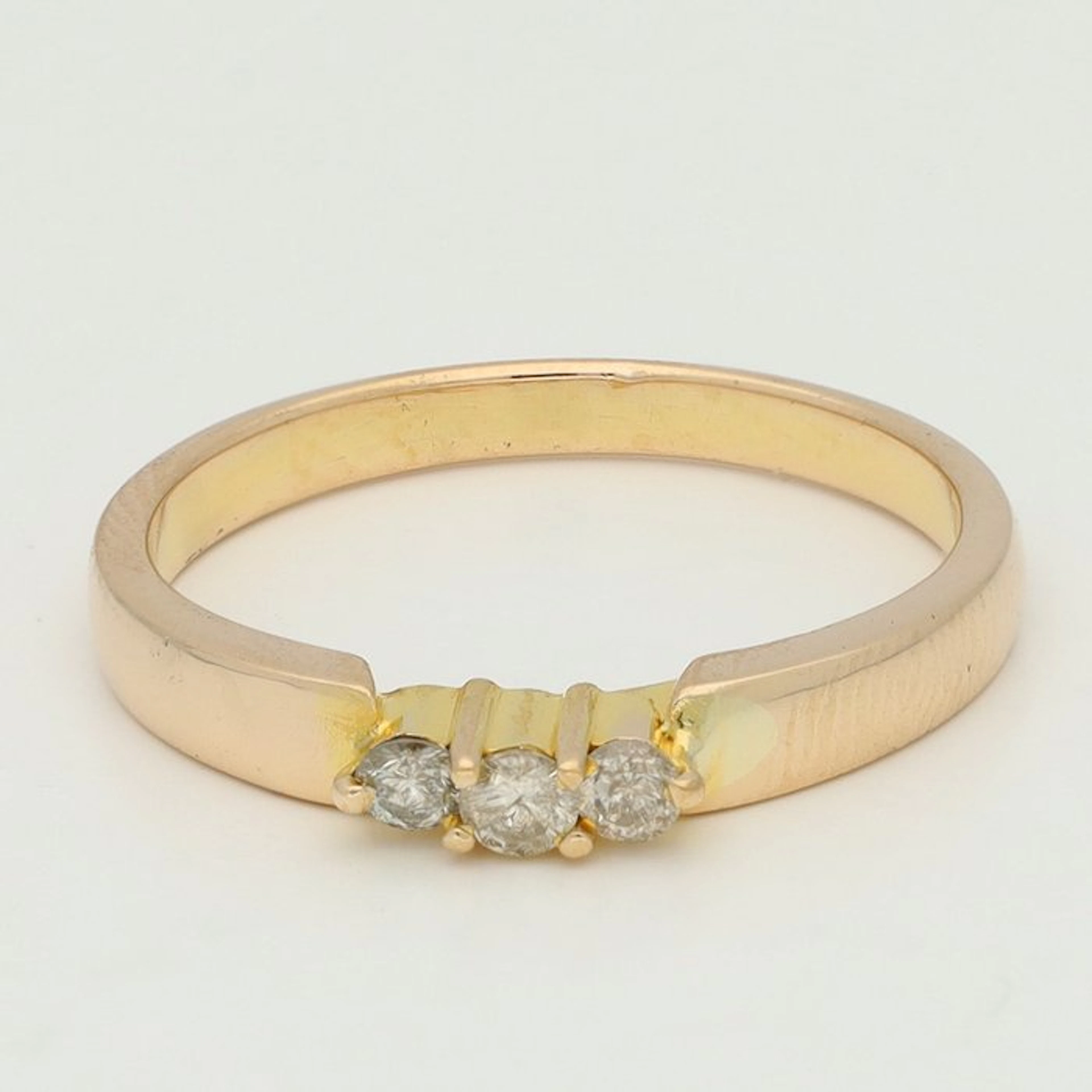 Ring - 18 kt. Yellow gold, Rose gold Diamond (Natural)