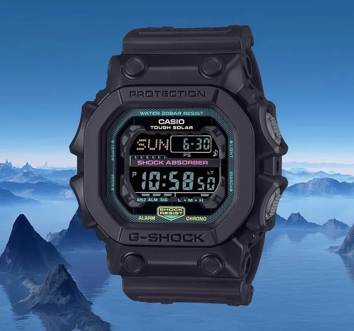 Clock - Casio G-Shock Supercar Multicolor Solar GX56M1 - Cronografo ...