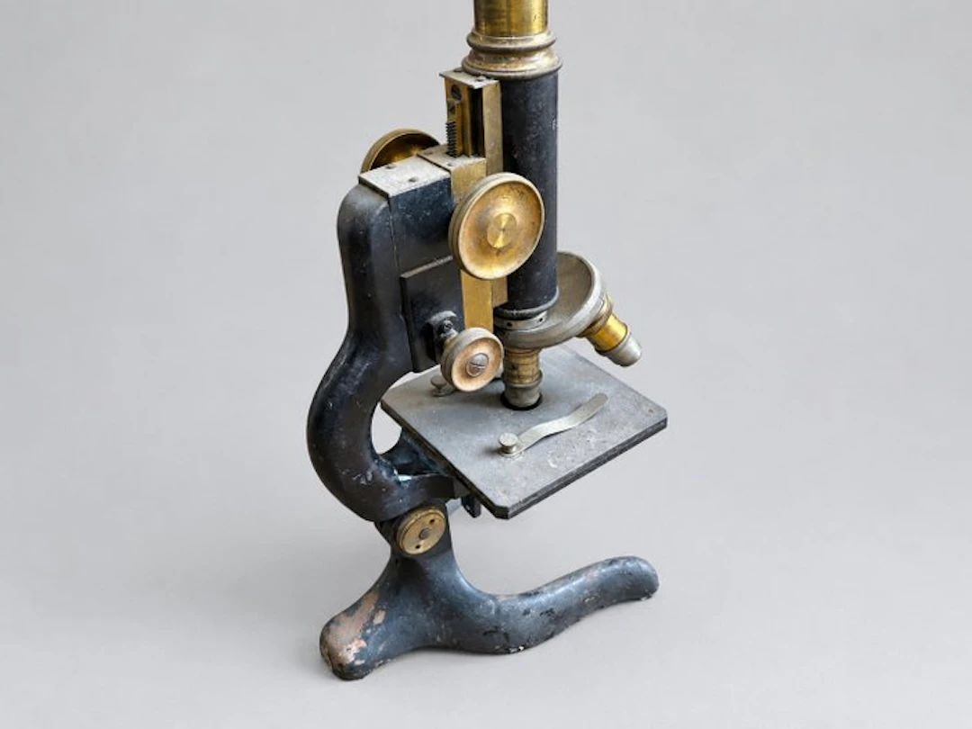Monocular compound microscope - 1900-1910 - France - F. Le Mardeley