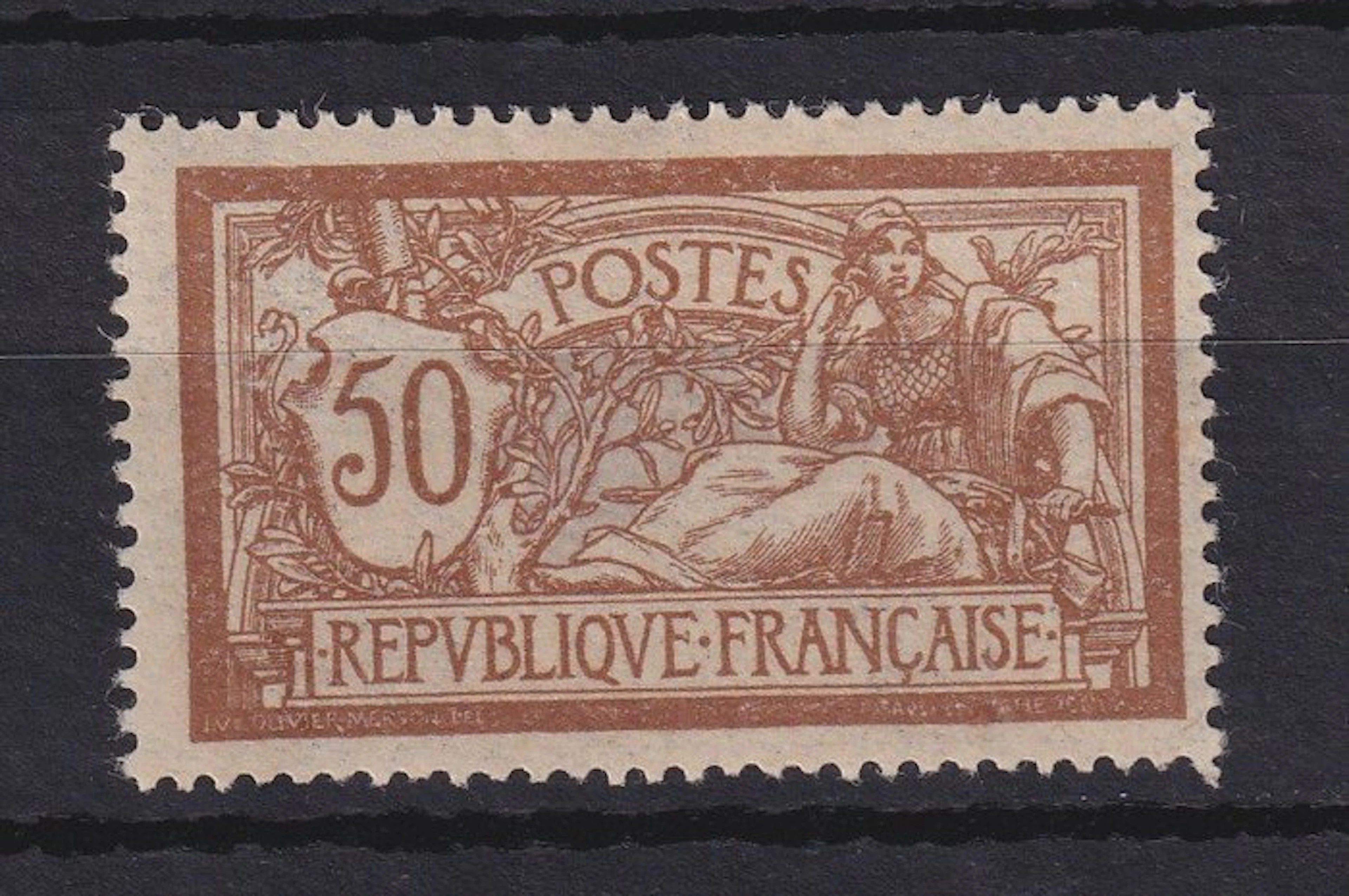 France 1900 - signed Roumet, about €600 without the hinge, - Yvert n°120