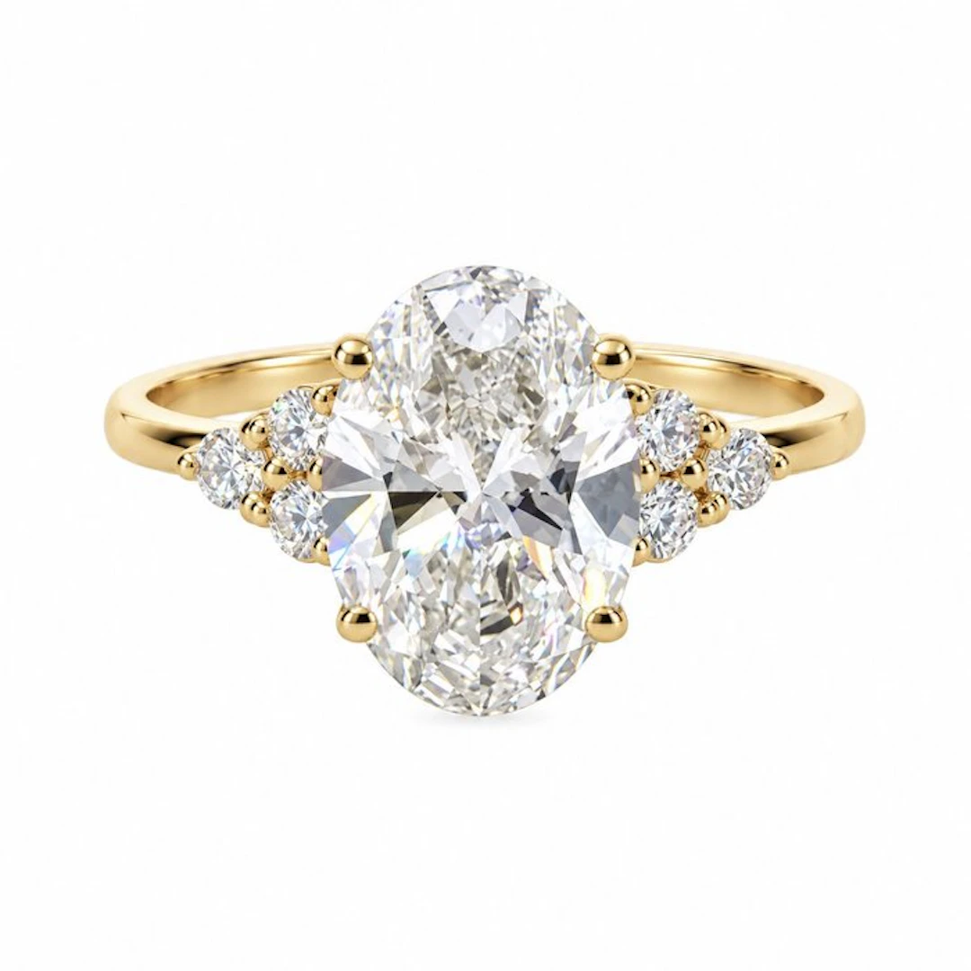 No reserve price - Ring - 14 kt