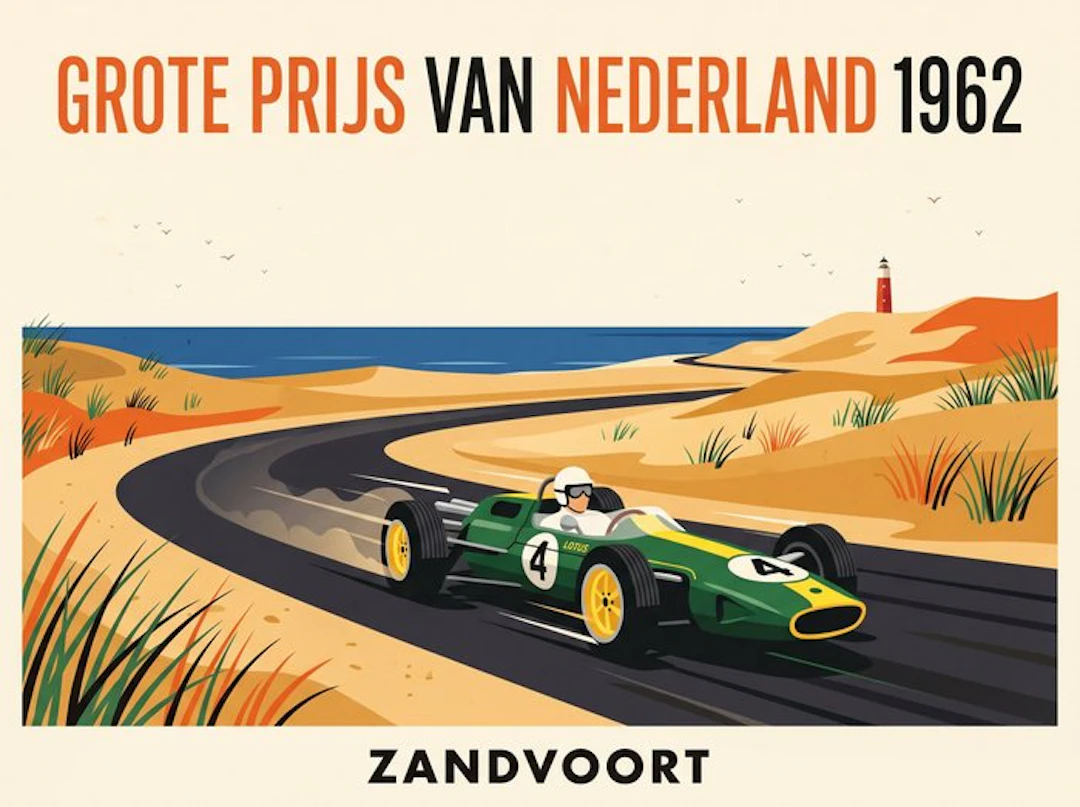 Henshin - Grote Prijs van Nederland 1962 - Zandvoort - Lotus