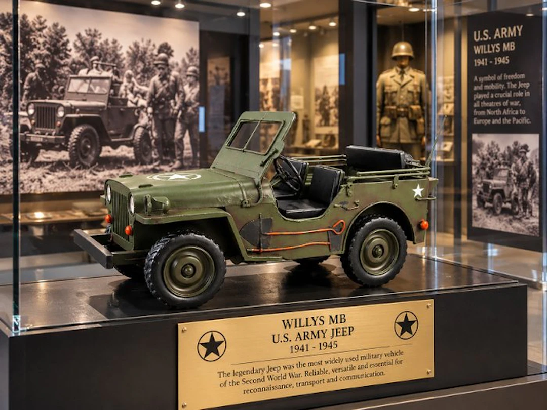 Modelcar - Gremo metal - WW II***JEEP WILLY'S***XXL 30cm - 2025
