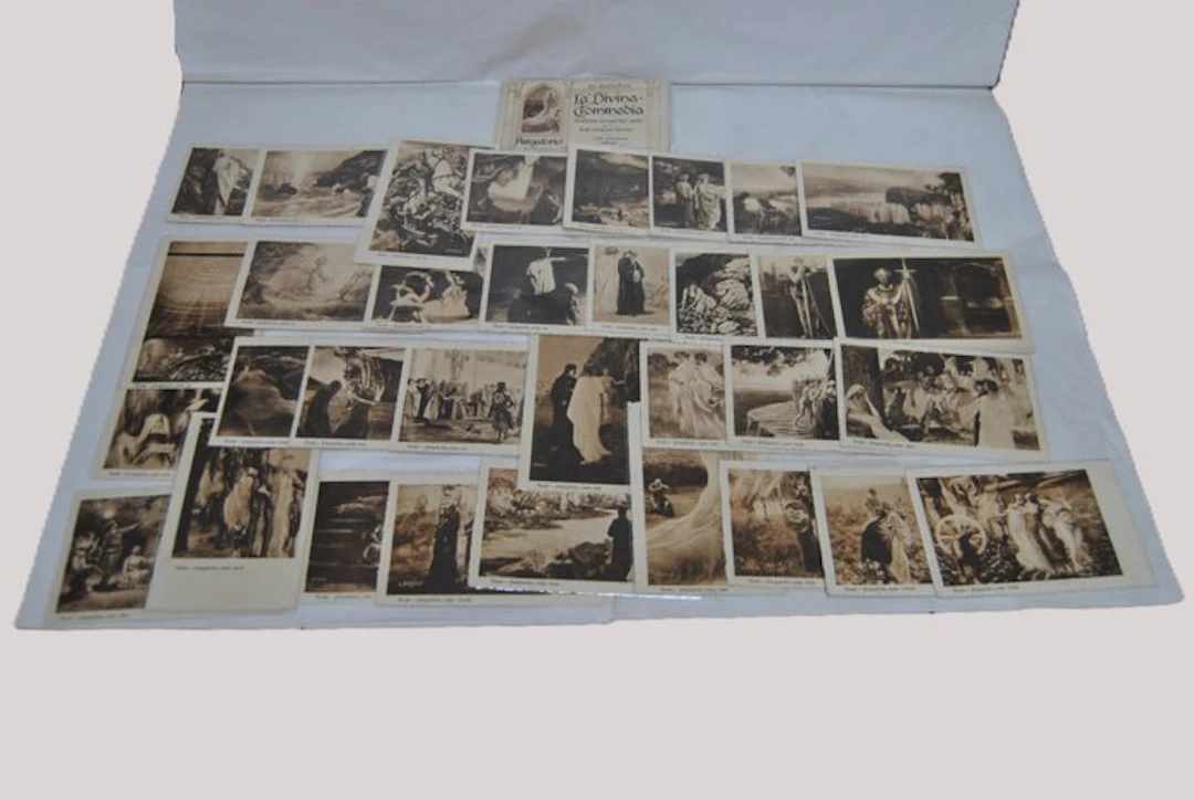 Italy - Divine Comedy, Purgatorio - Purgatorio - Postcard (33) - 1902-1902