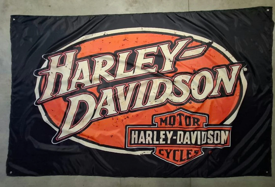 Flag - Harvey Davidson. - USA
