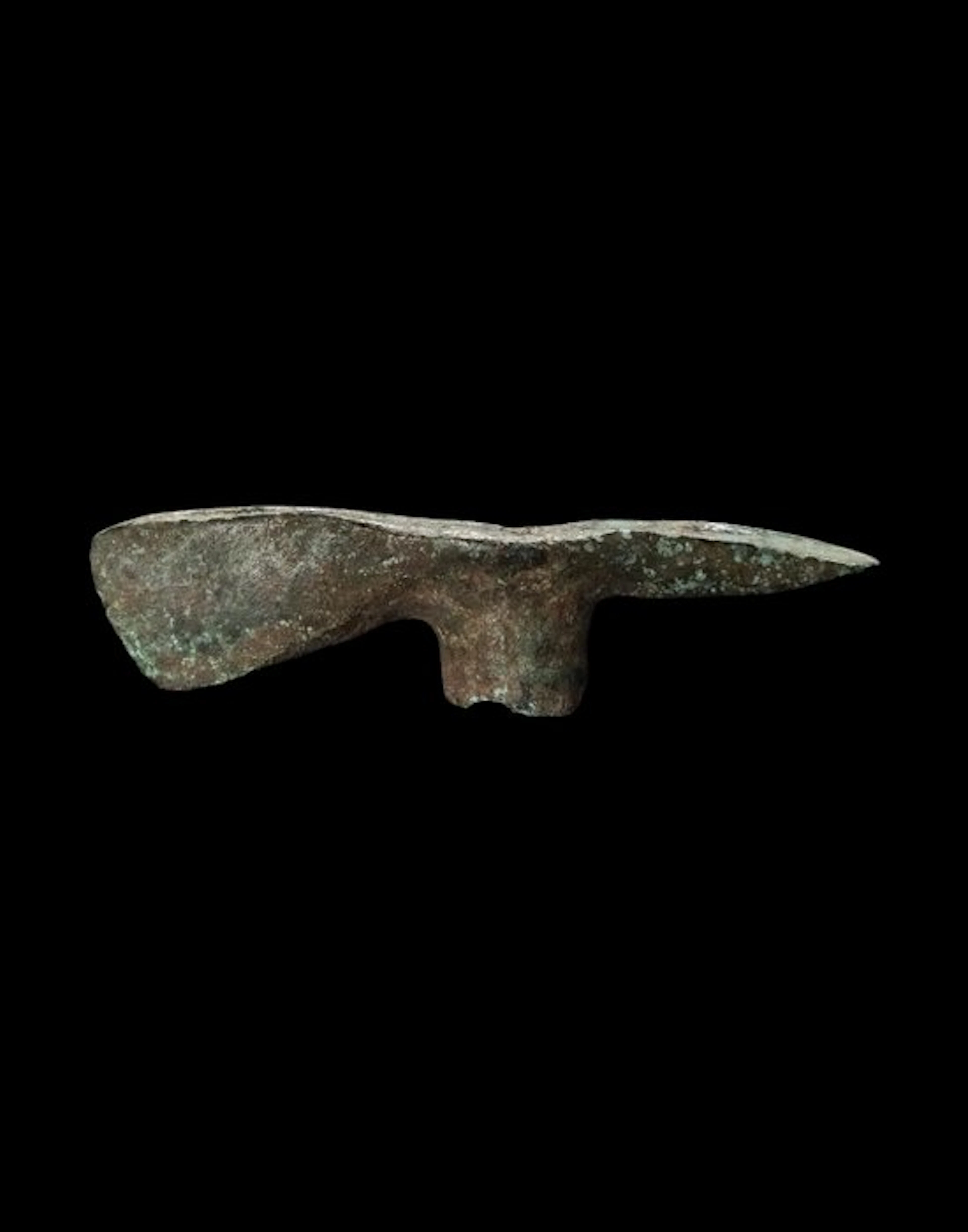 Luristan - Bronze herminette axe - 1200/800 BC.
