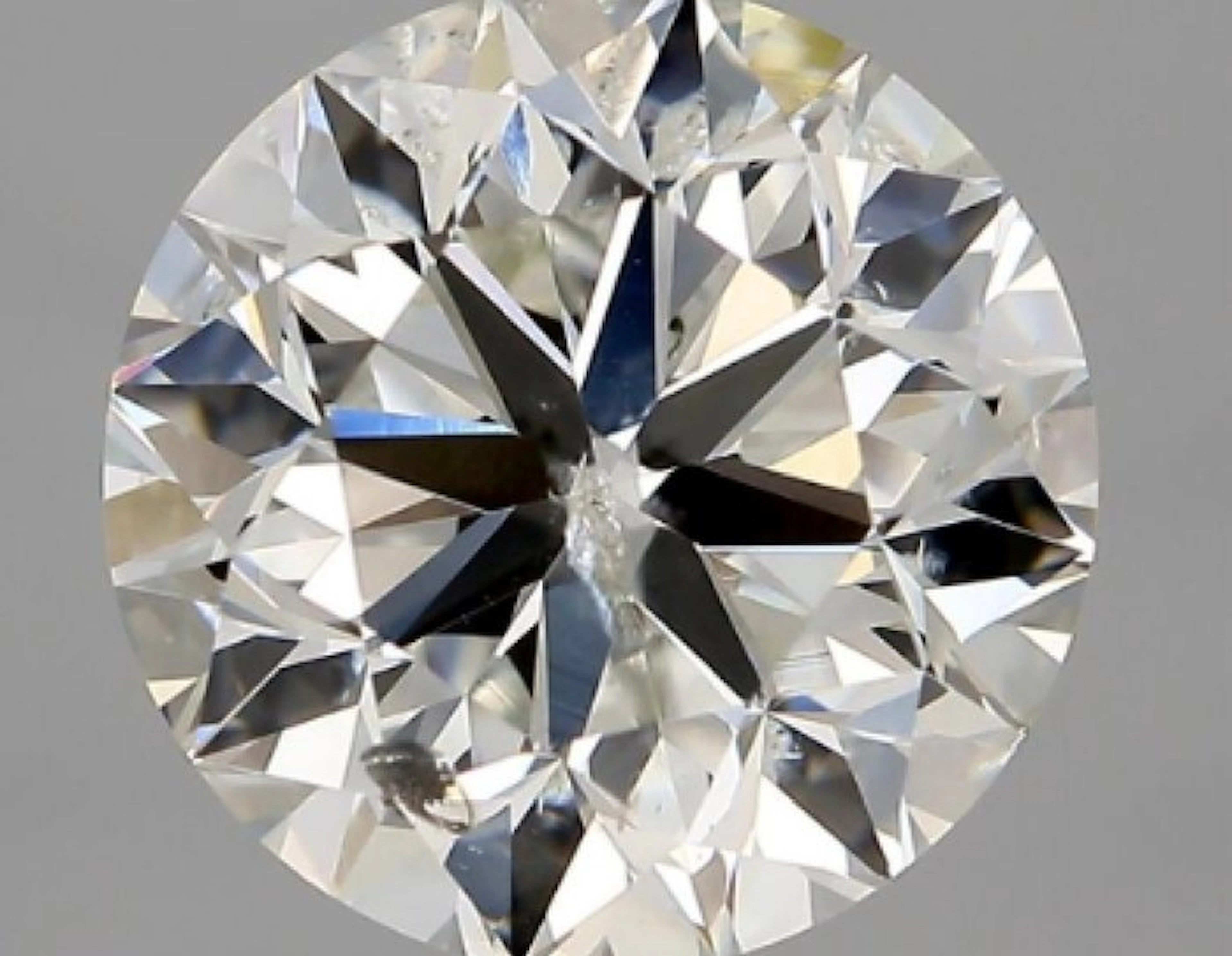 1 pcs Diamond (Natural) - 1.50 ct - Round - G - SI2...