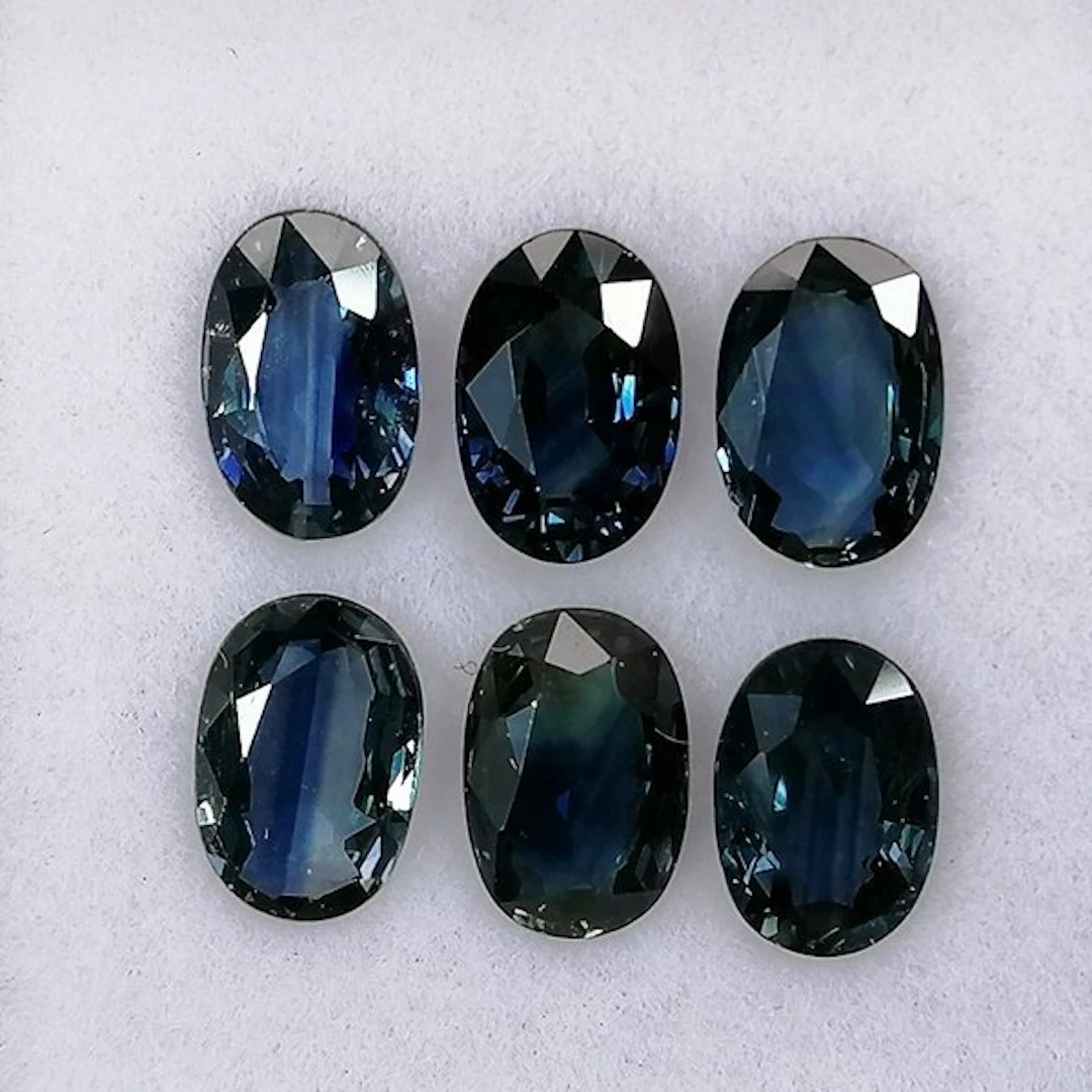 6 pcs Sapphire - 3.04 ct - Instituto Gemólogico Español (IGE)
