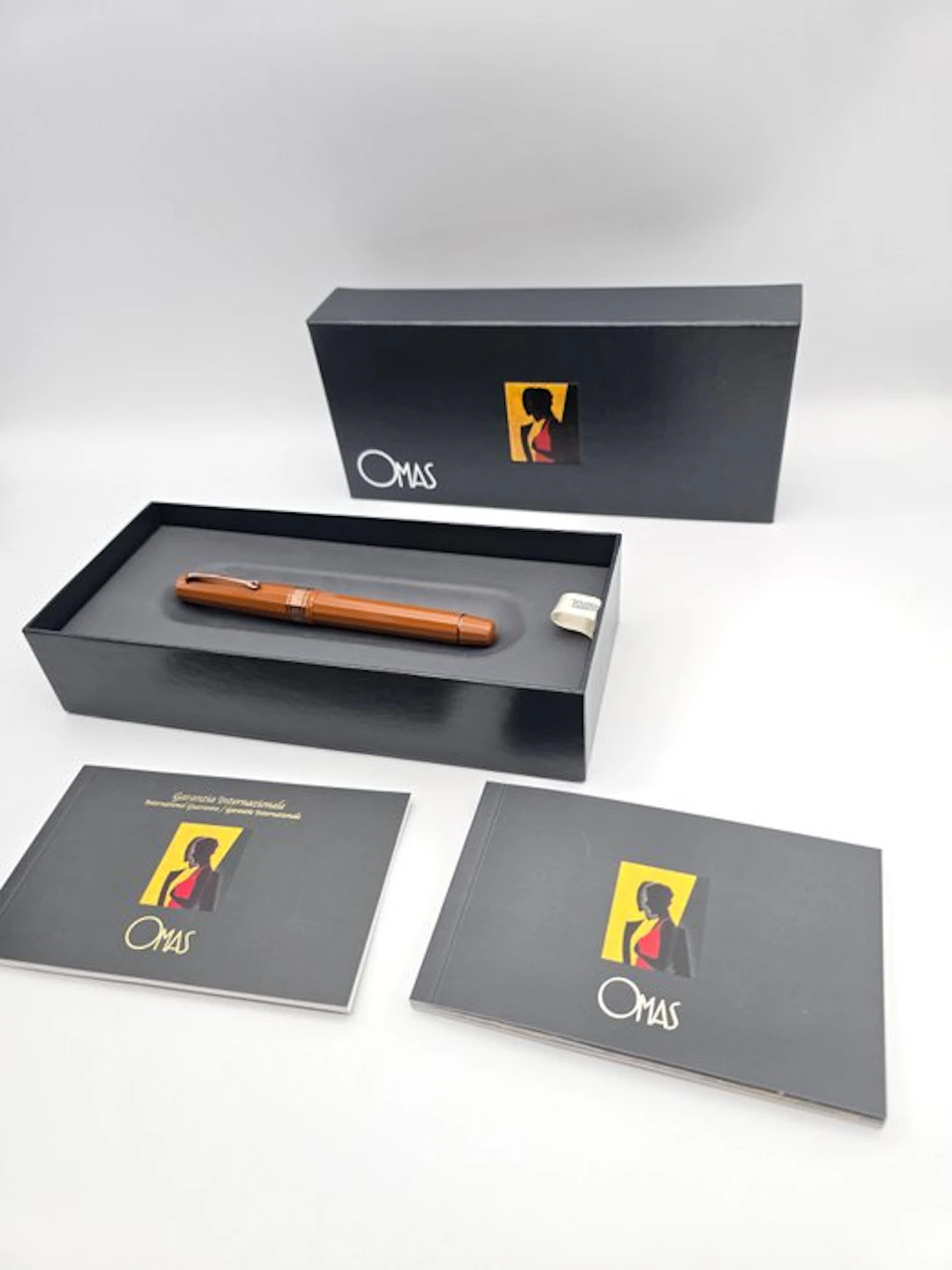 Omas - OMAS paragon colonial brown Fountain Pen special...