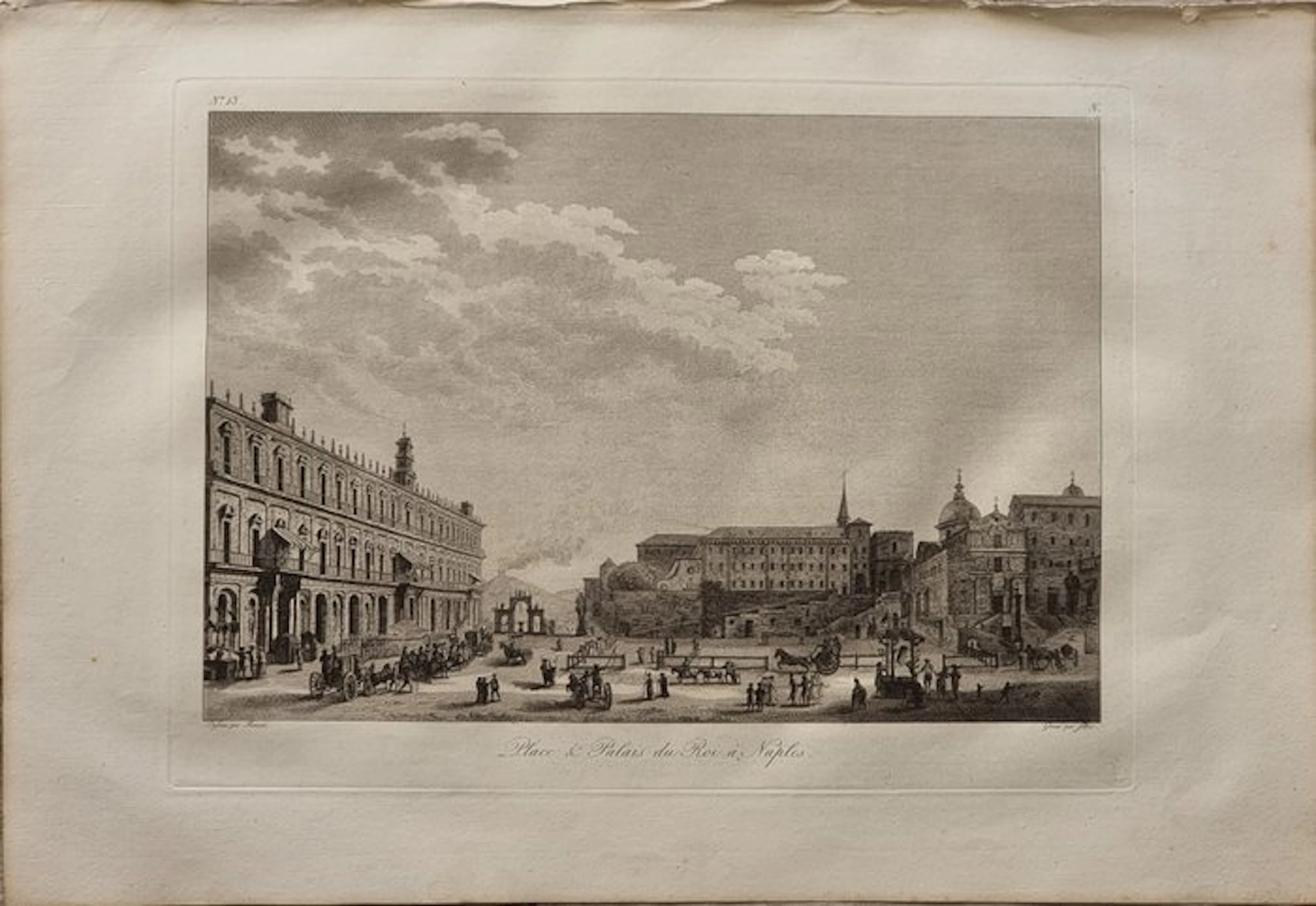 Italy - Royal Palace in Piazza del Plebiscito