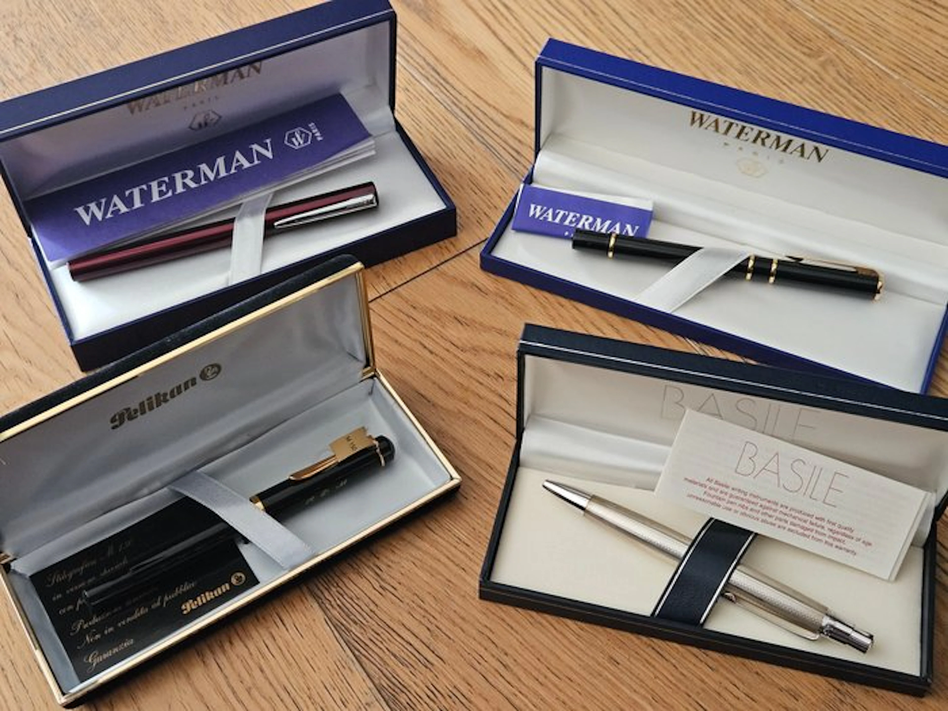 Pelikan, Waterman, Basile - Pen set