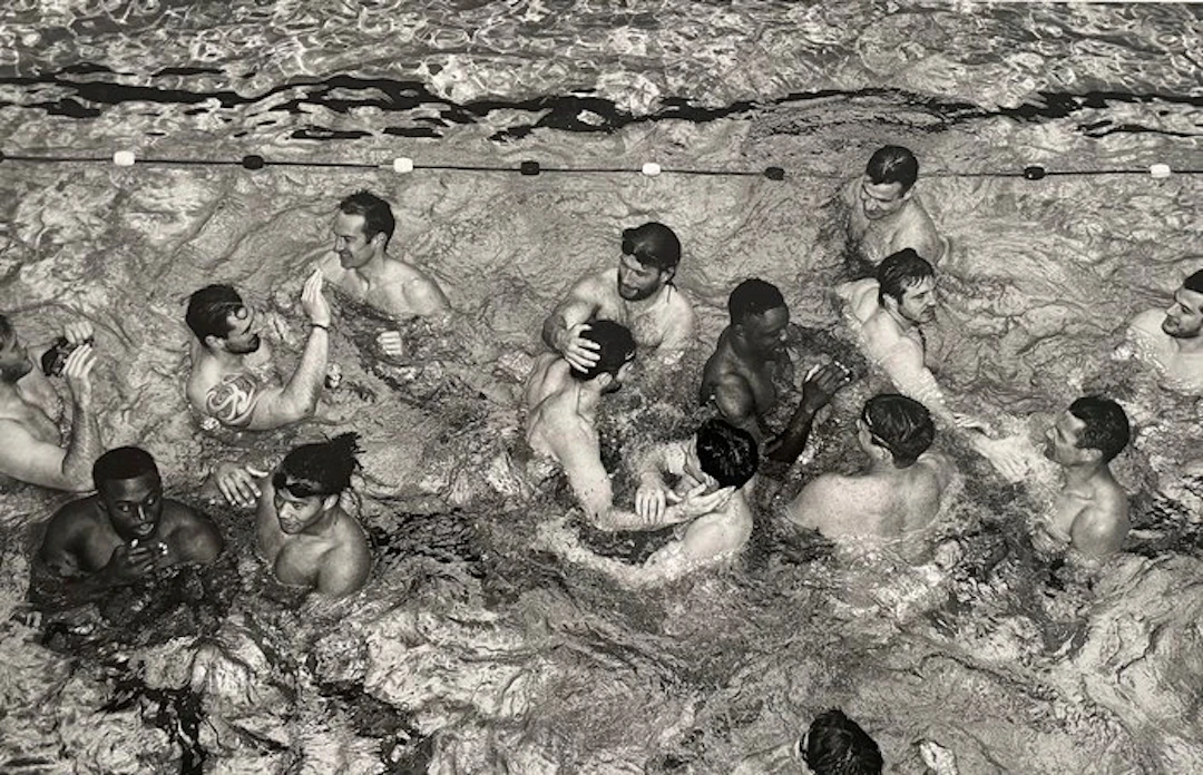 Pascal Baril 1963 - Joueurs de rugby Racing 92 à la piscine Molitor 2016