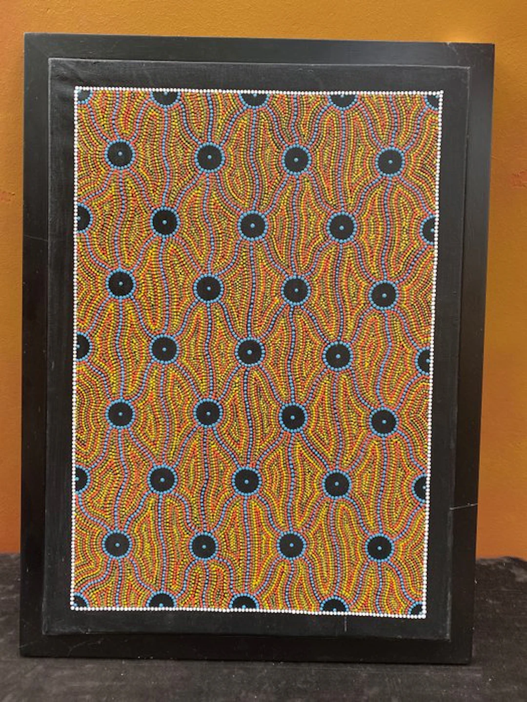 Unknown artist - Aboriginal Dot Painting – in classic...