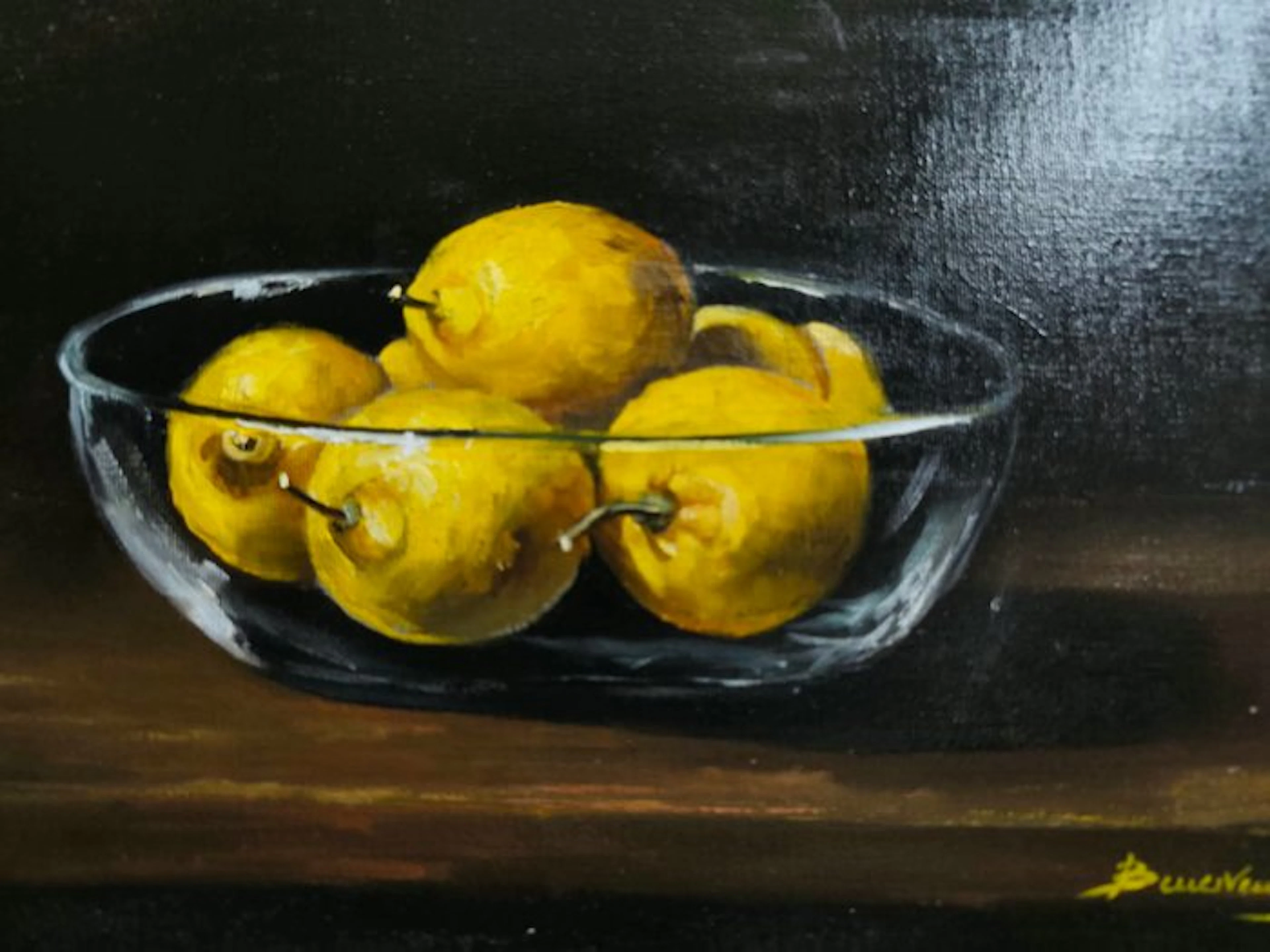 Franco Bencivenga (XX) - Limoni in una ciotola