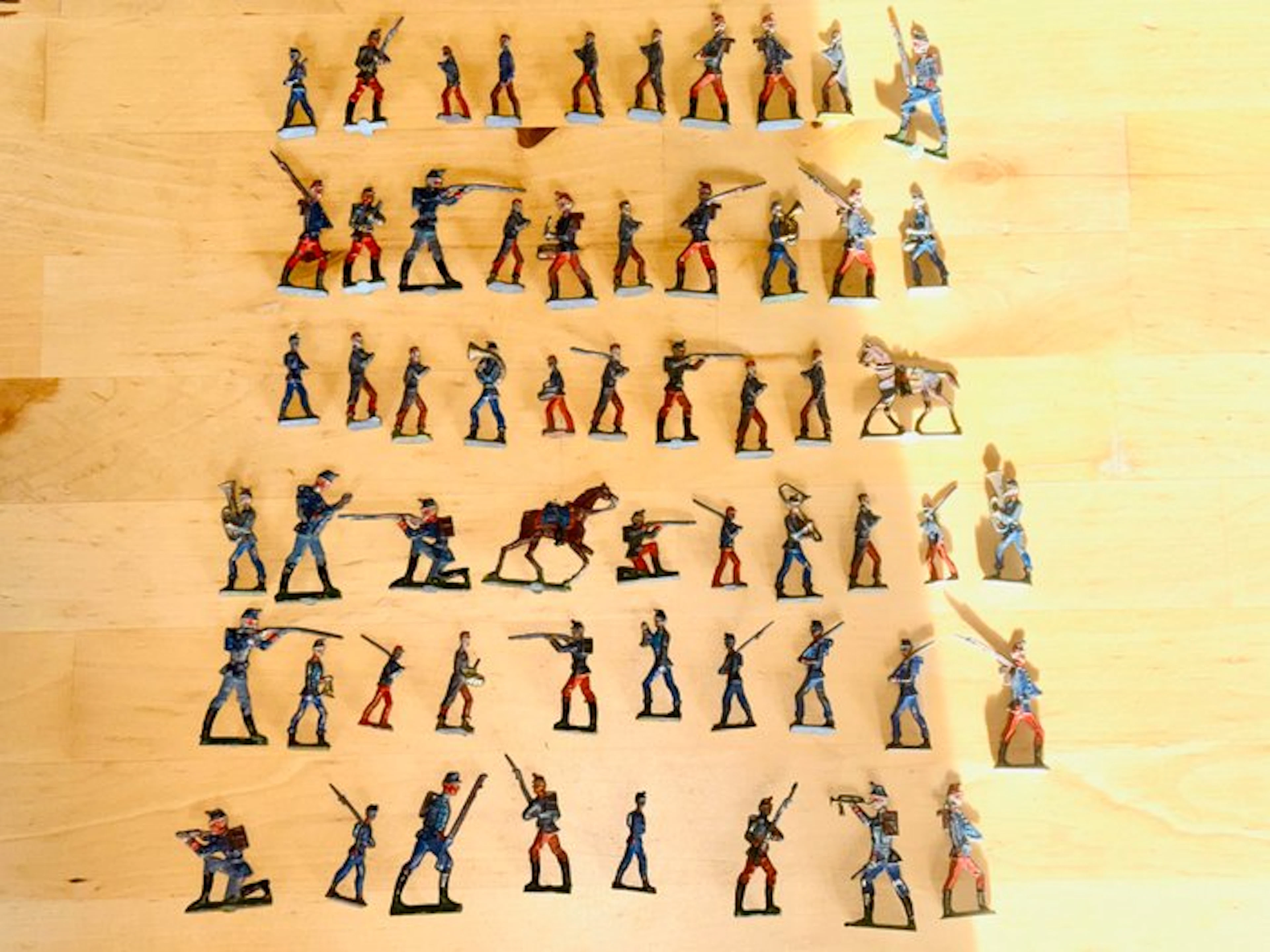 Pewter soldier - Soldats en étain peints (58) - Tin, Lead, Paint