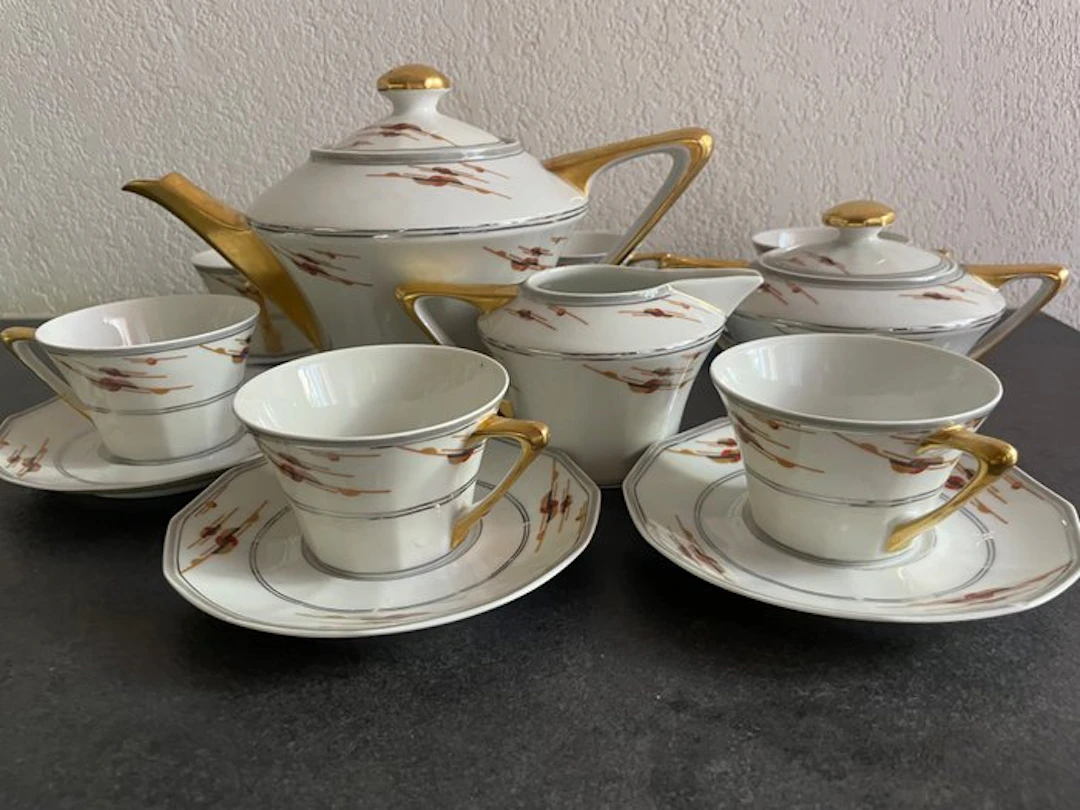 Limoges, GDA - Coffee and tea service (15) - Porcelain